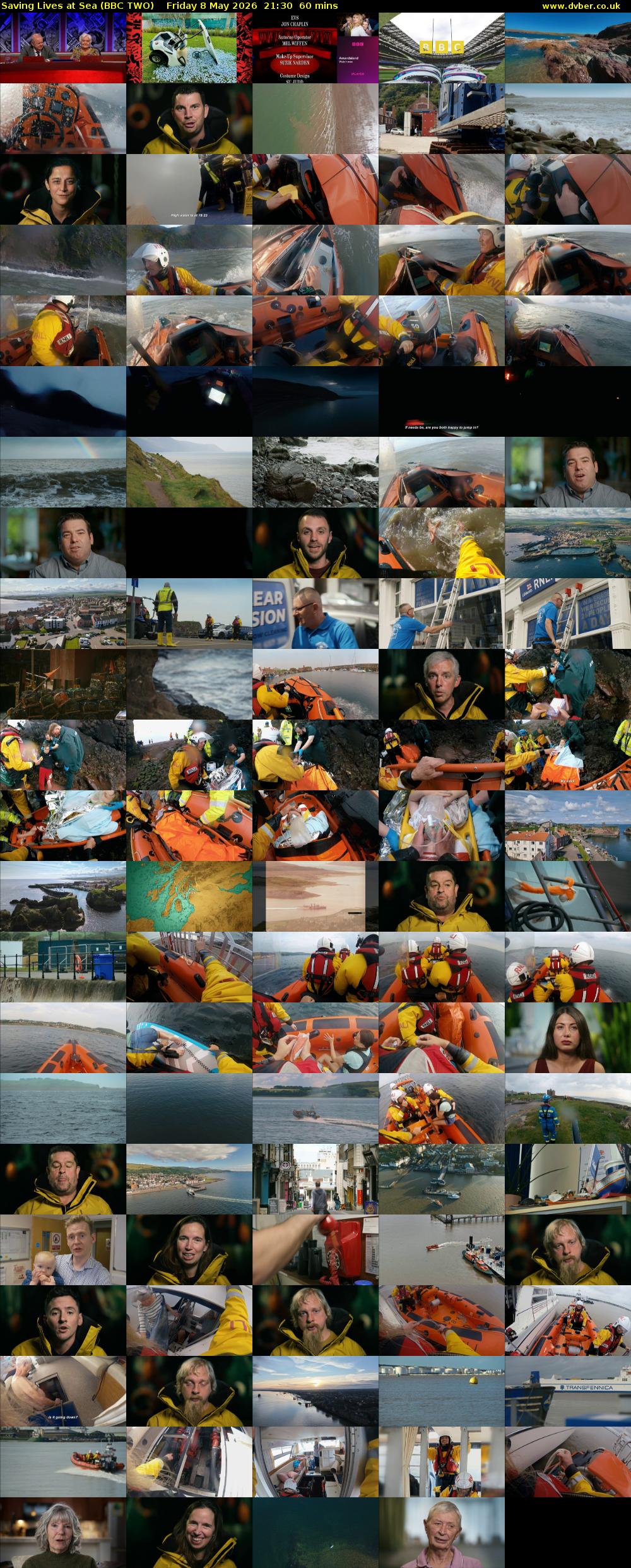 Saving Lives at Sea (BBC TWO) Friday 8 May 2026 21:30 - 22:30