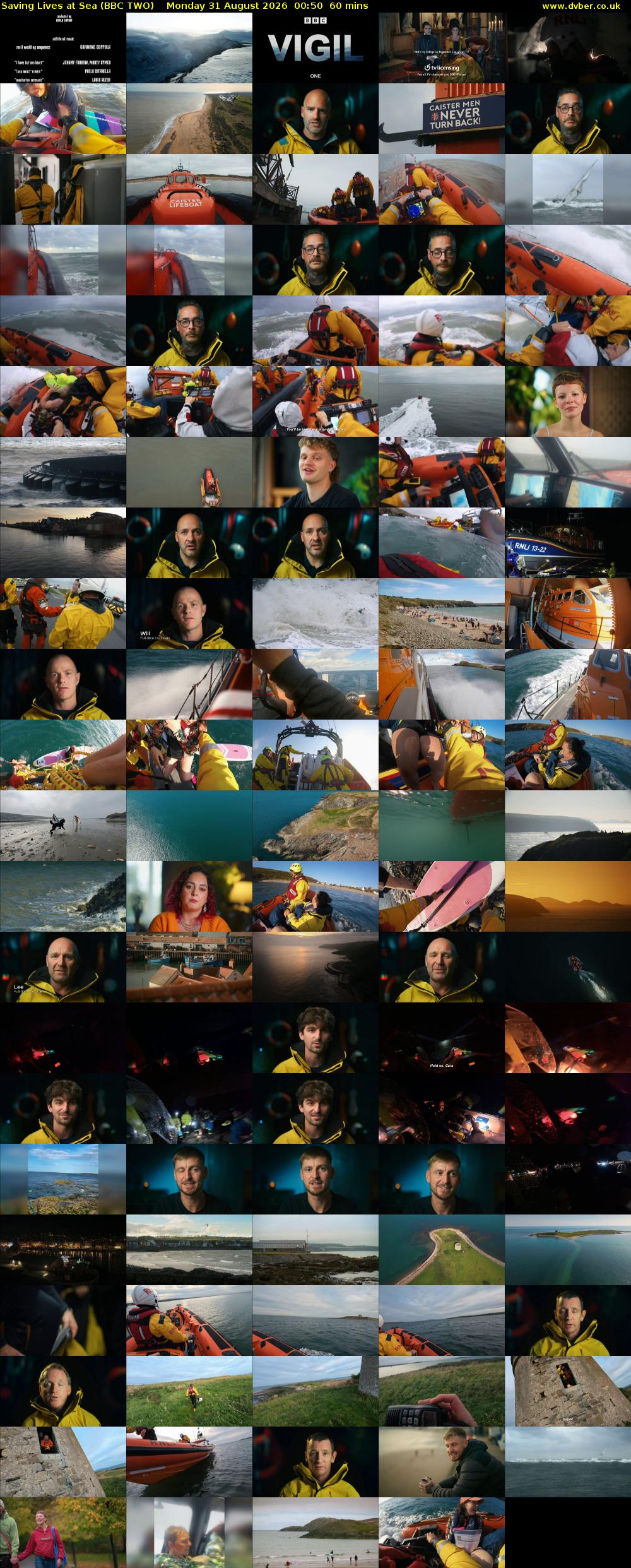 Saving Lives at Sea (BBC TWO) Monday 31 August 2026 00:50 - 01:50