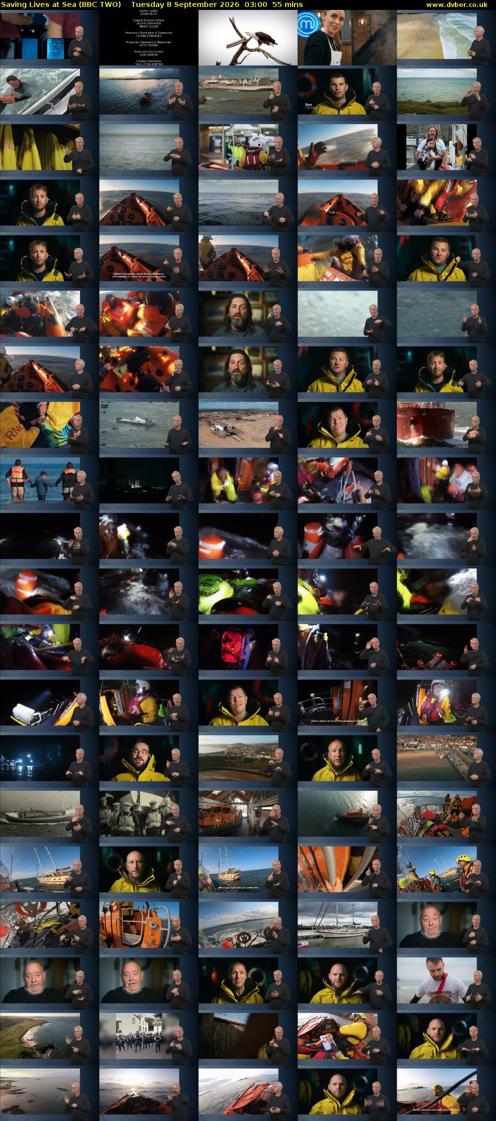 Saving Lives at Sea (BBC TWO) Tuesday 8 September 2026 03:00 - 03:55