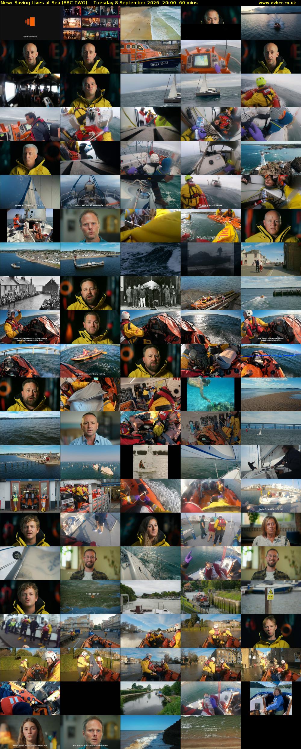 Saving Lives at Sea (BBC TWO) Tuesday 8 September 2026 20:00 - 21:00