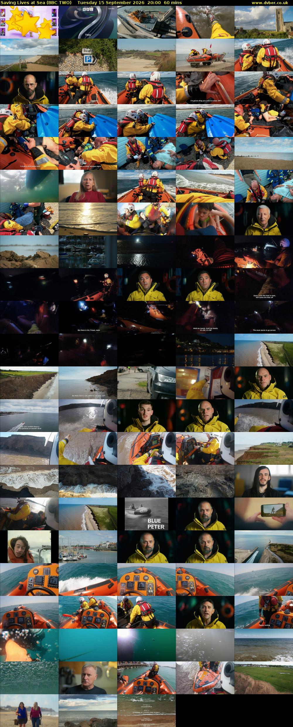 Saving Lives at Sea (BBC TWO) Tuesday 15 September 2026 20:00 - 21:00