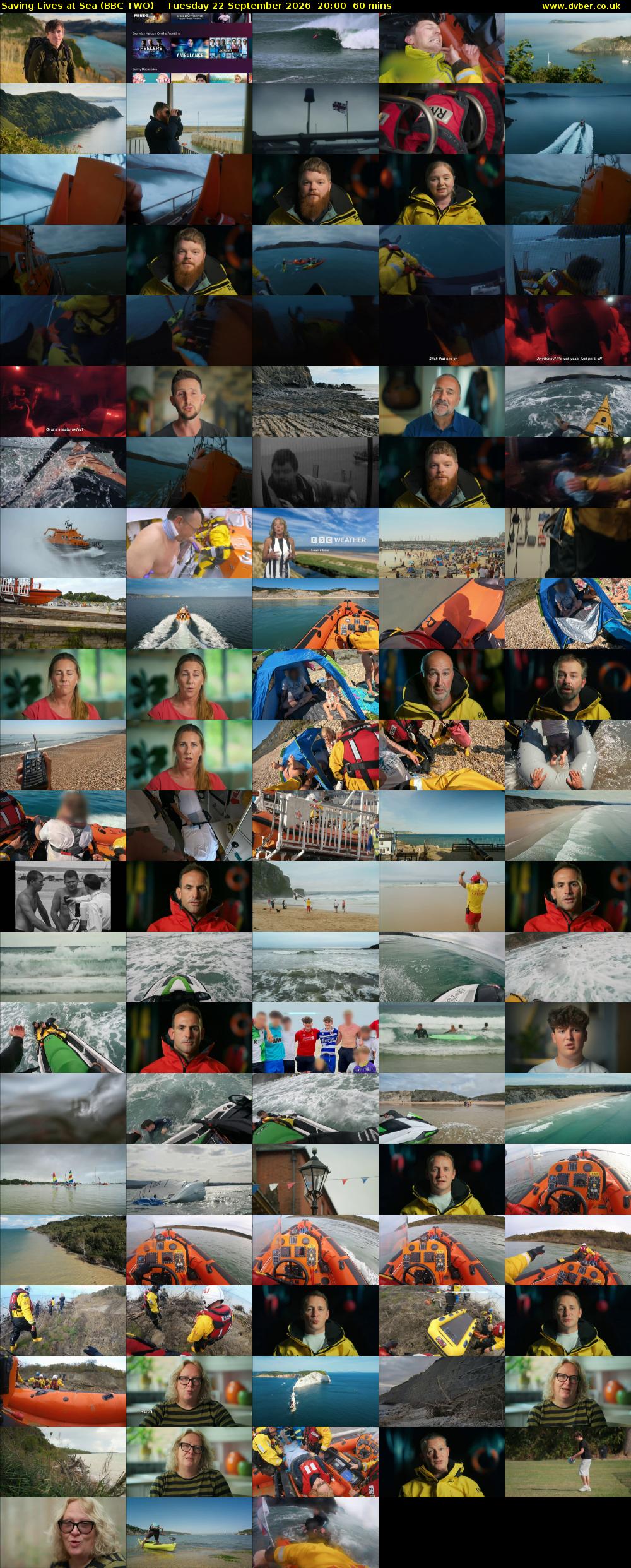Saving Lives at Sea (BBC TWO) Tuesday 22 September 2026 20:00 - 21:00