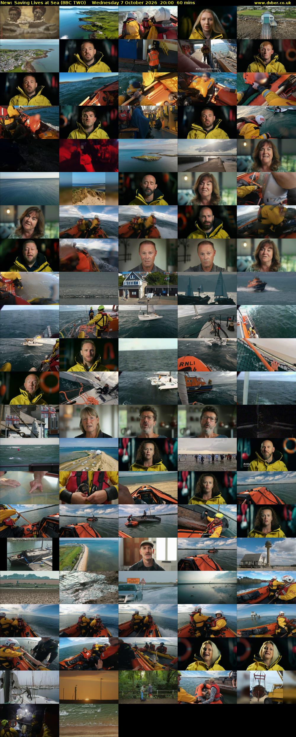 Saving Lives at Sea (BBC TWO) Wednesday 7 October 2026 20:00 - 21:00