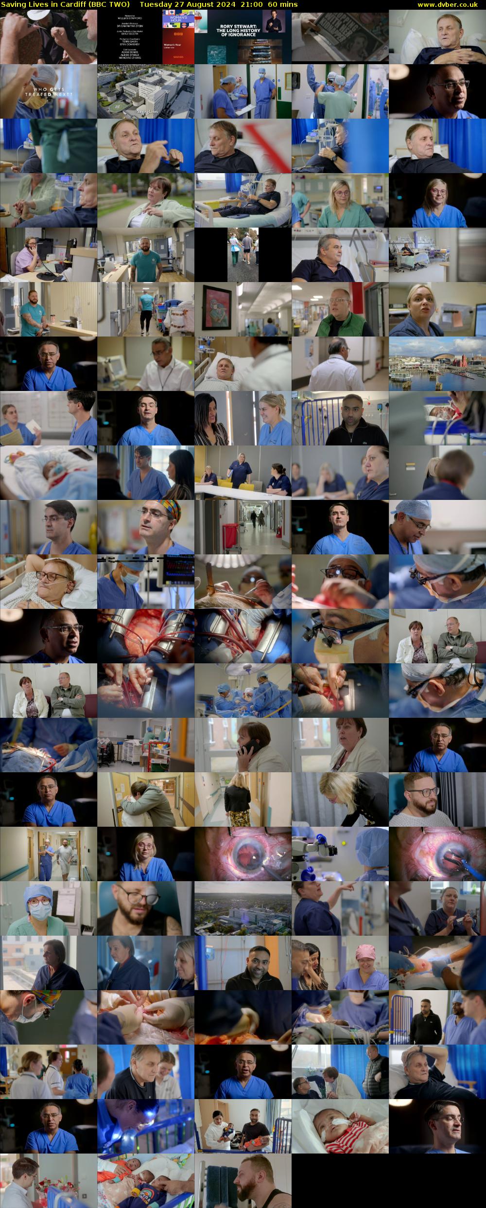 Saving Lives in Cardiff (BBC TWO) Tuesday 27 August 2024 21:00 - 22:00