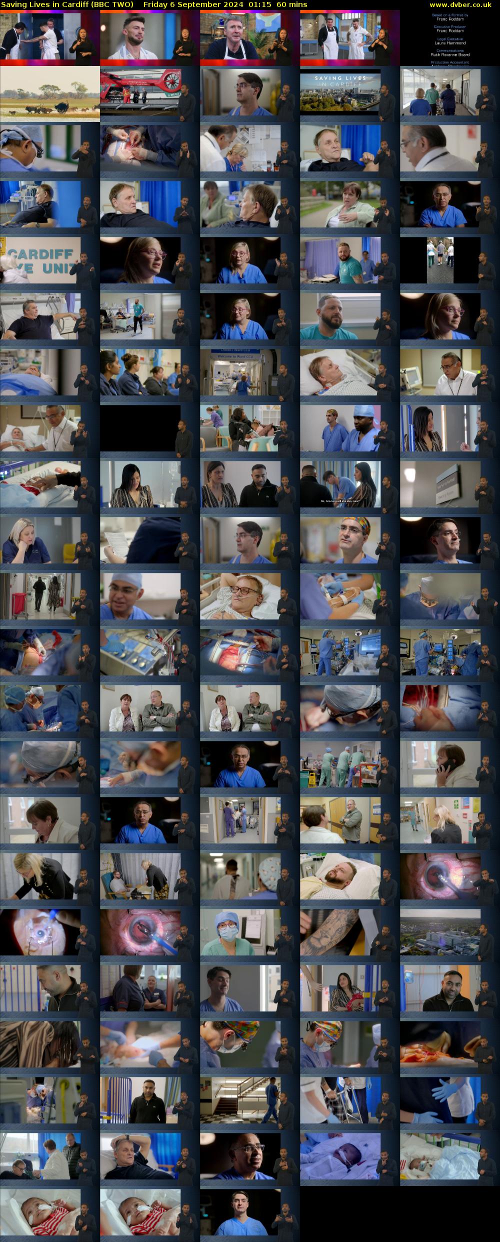 Saving Lives in Cardiff (BBC TWO) Friday 6 September 2024 01:15 - 02:15