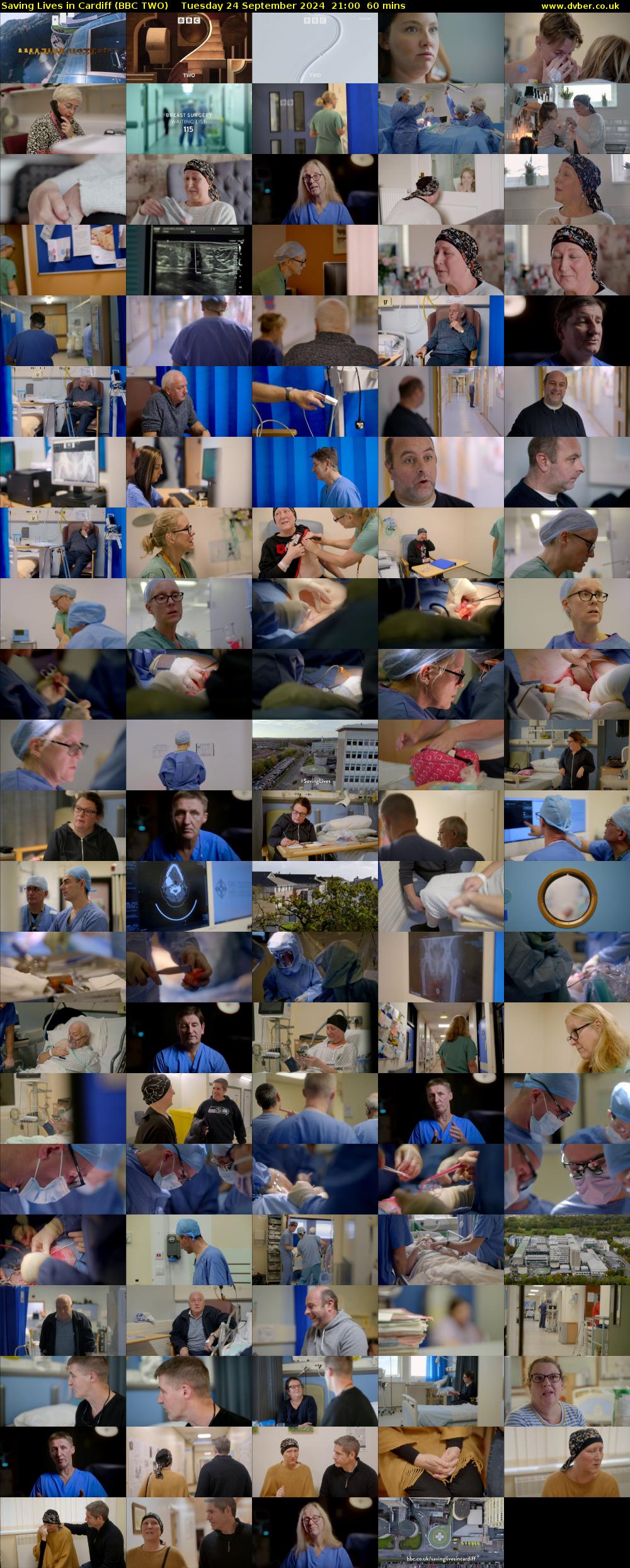Saving Lives in Cardiff (BBC TWO) Tuesday 24 September 2024 21:00 - 22:00