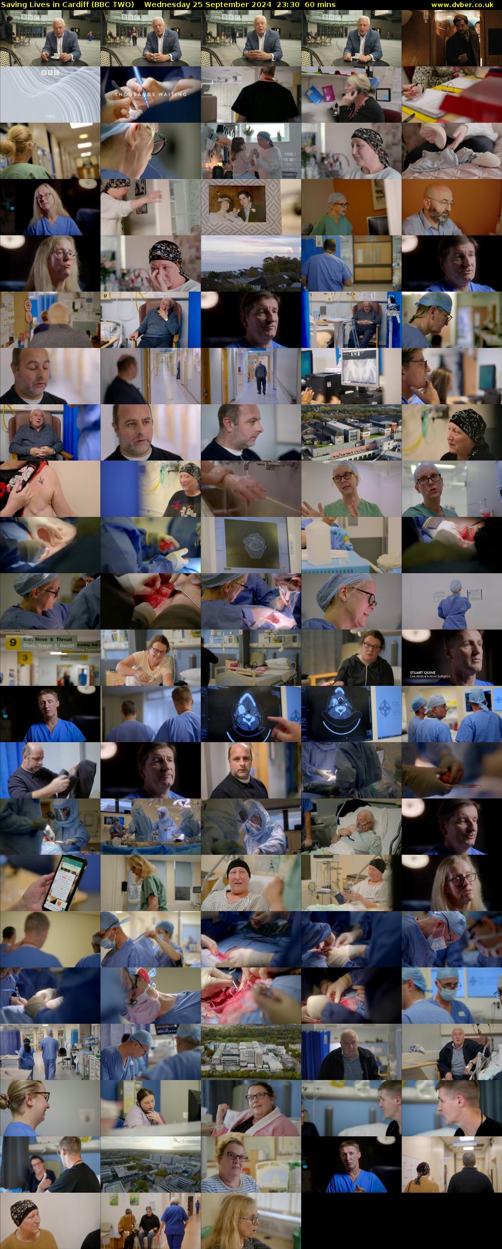 Saving Lives in Cardiff (BBC TWO) Wednesday 25 September 2024 23:30 - 00:30