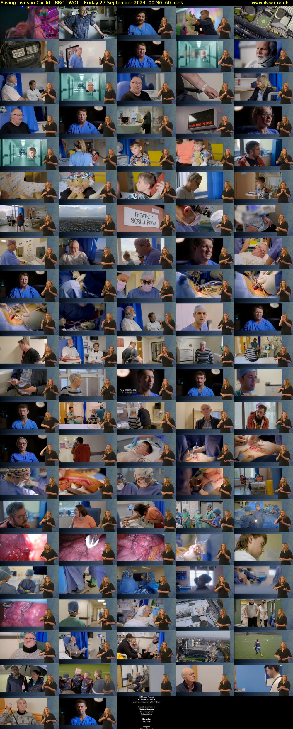 Saving Lives in Cardiff (BBC TWO) Friday 27 September 2024 00:30 - 01:30