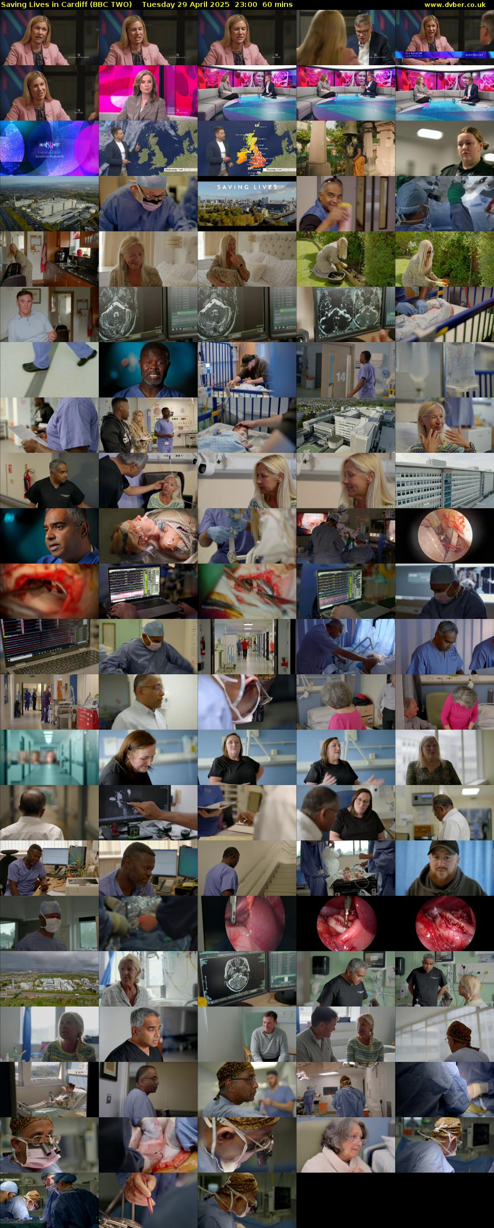 Saving Lives in Cardiff (BBC TWO) Tuesday 29 April 2025 23:00 - 00:00