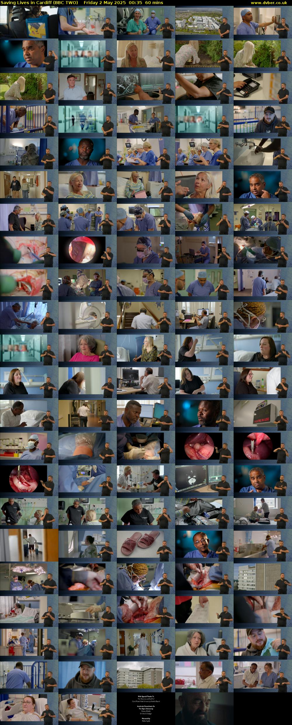 Saving Lives in Cardiff (BBC TWO) Friday 2 May 2025 00:35 - 01:35