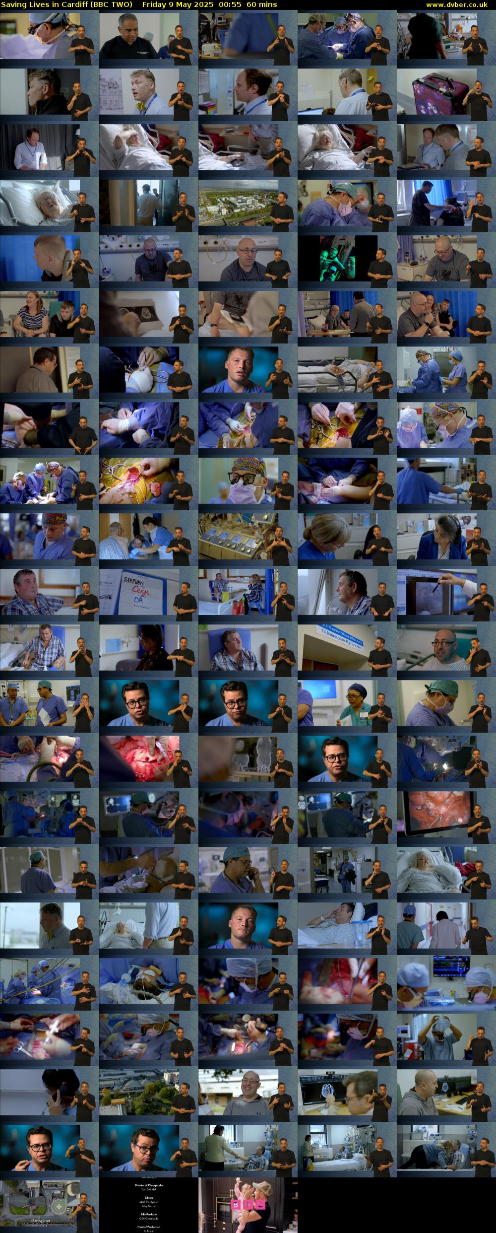 Saving Lives in Cardiff (BBC TWO) Friday 9 May 2025 00:55 - 01:55