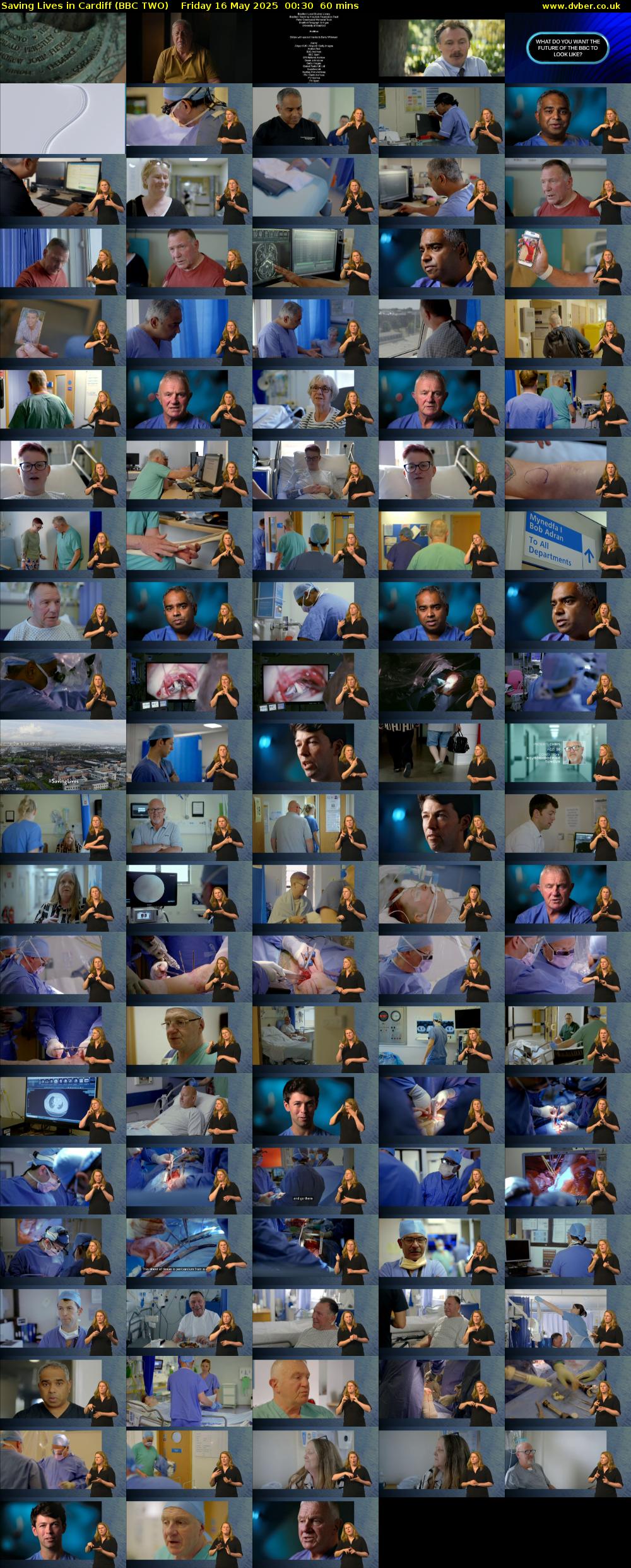 Saving Lives in Cardiff (BBC TWO) Friday 16 May 2025 00:30 - 01:30