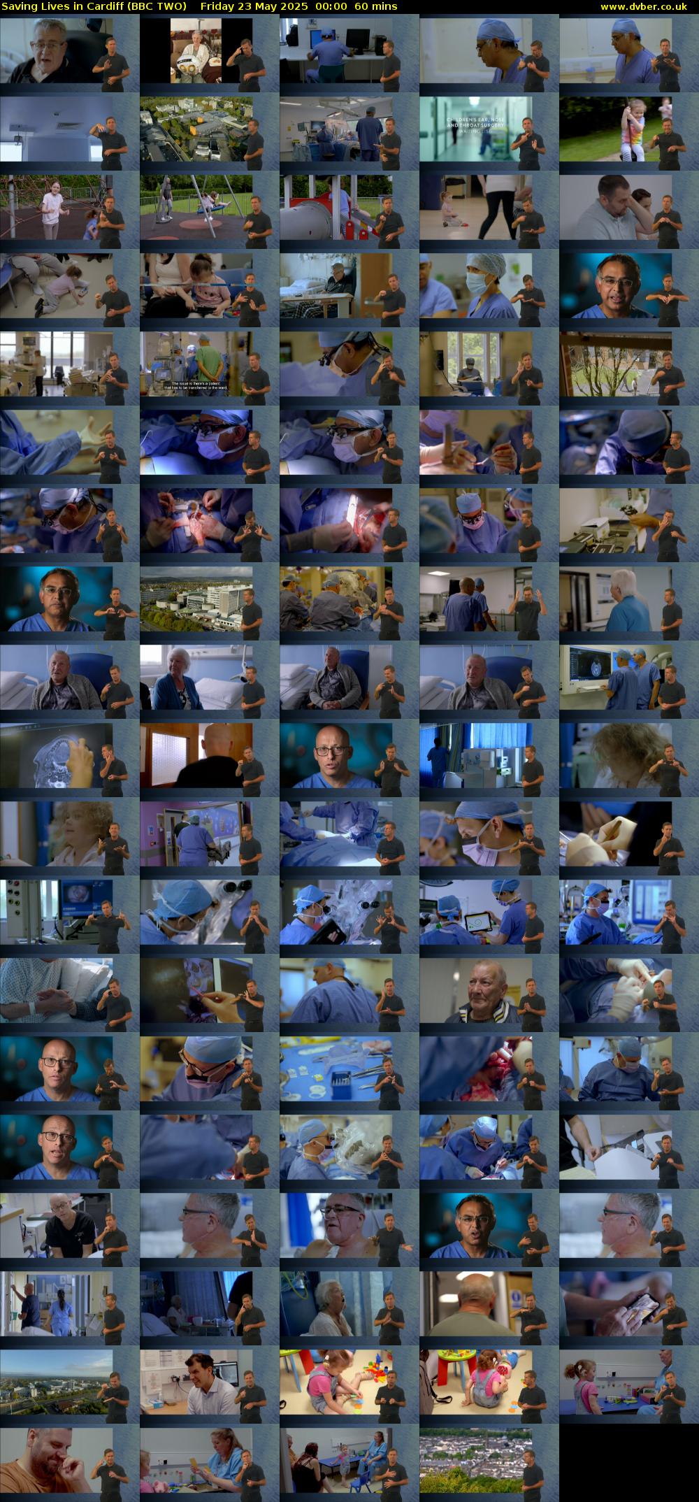 Saving Lives in Cardiff (BBC TWO) Friday 23 May 2025 00:00 - 01:00