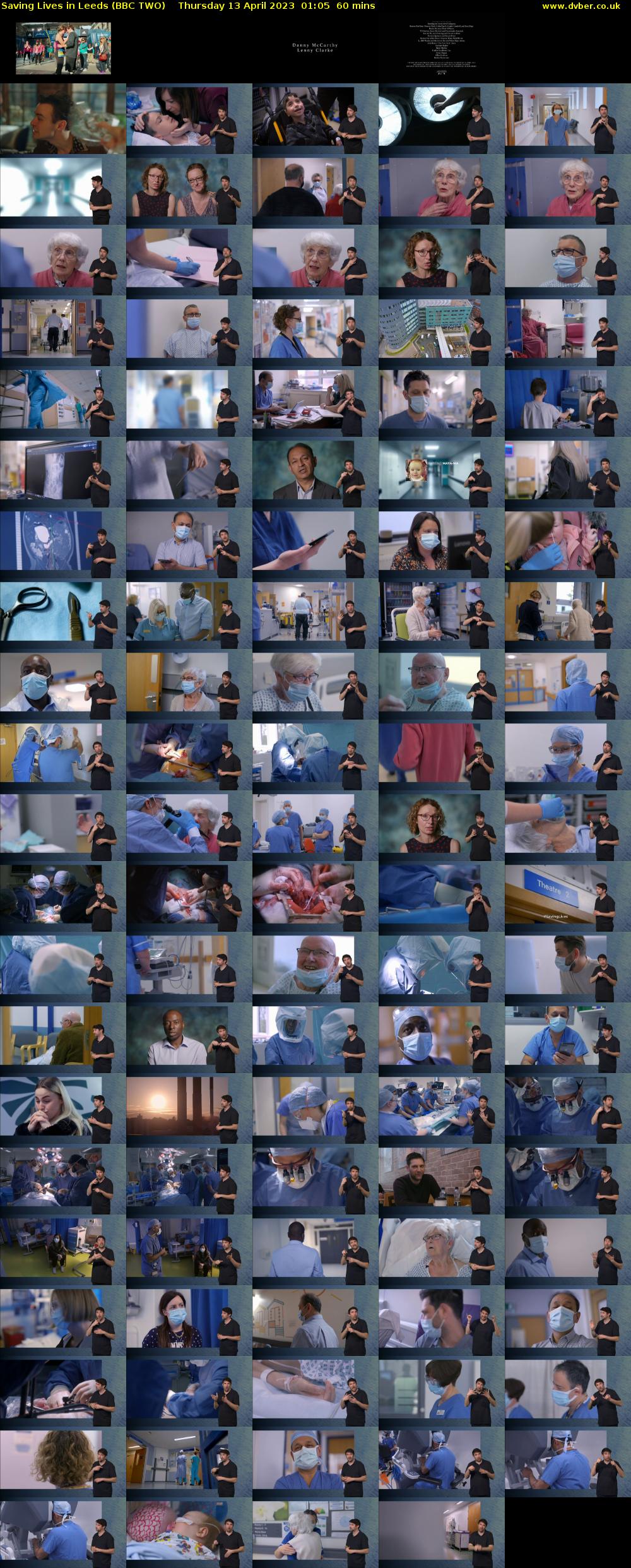 Saving Lives in Leeds (BBC TWO) Thursday 13 April 2023 01:05 - 02:05