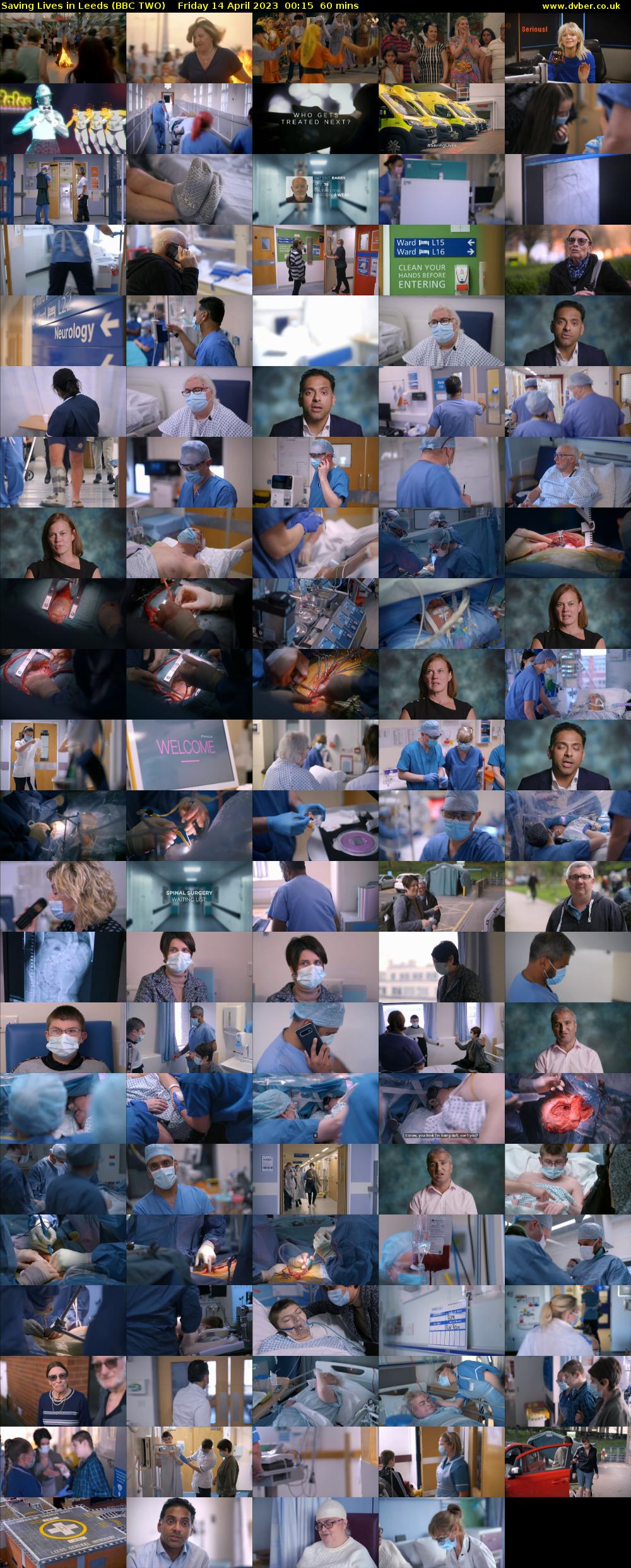 Saving Lives in Leeds (BBC TWO) Friday 14 April 2023 00:15 - 01:15