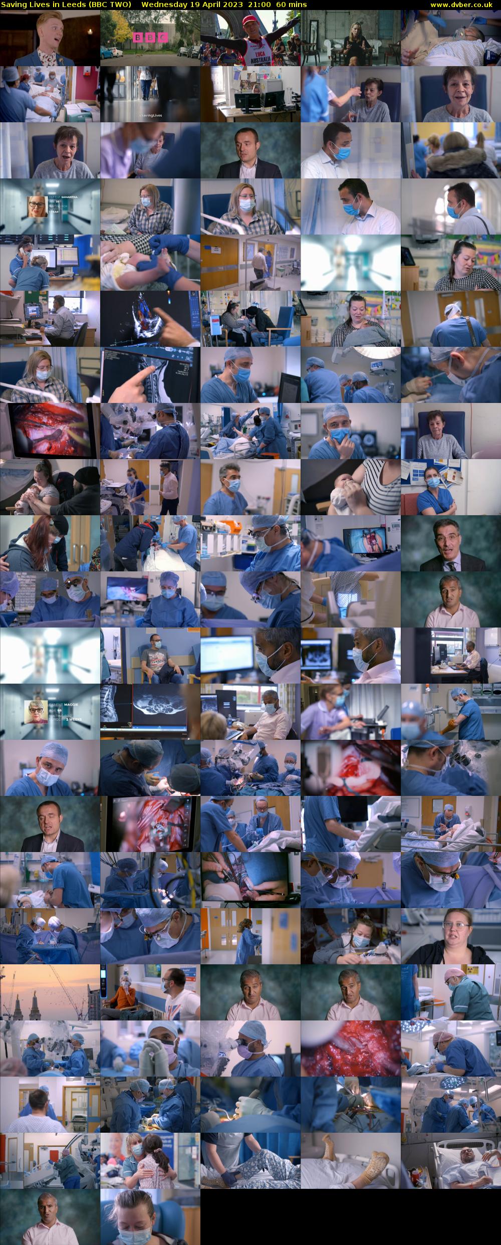 Saving Lives in Leeds (BBC TWO) Wednesday 19 April 2023 21:00 - 22:00