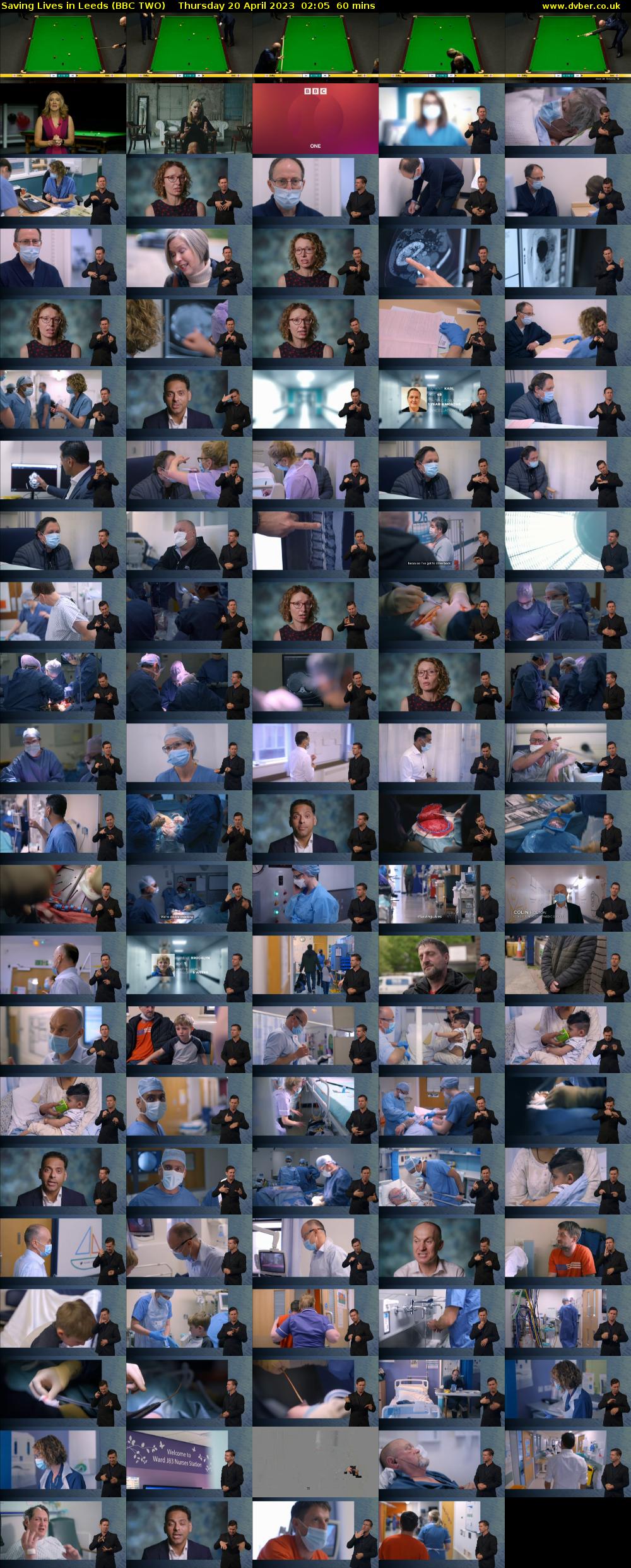 Saving Lives in Leeds (BBC TWO) Thursday 20 April 2023 02:05 - 03:05