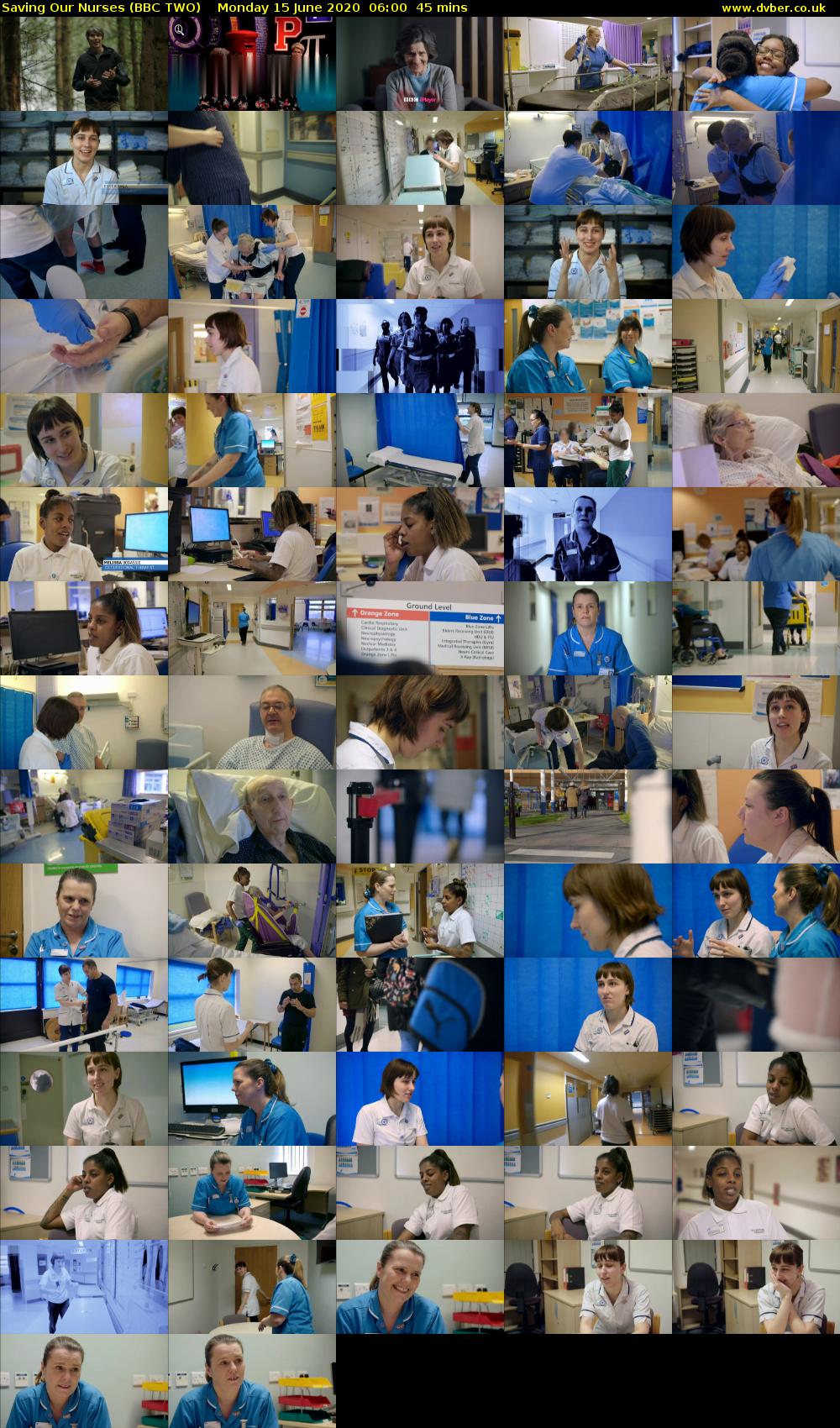 Saving Our Nurses (BBC TWO) Monday 15 June 2020 06:00 - 06:45