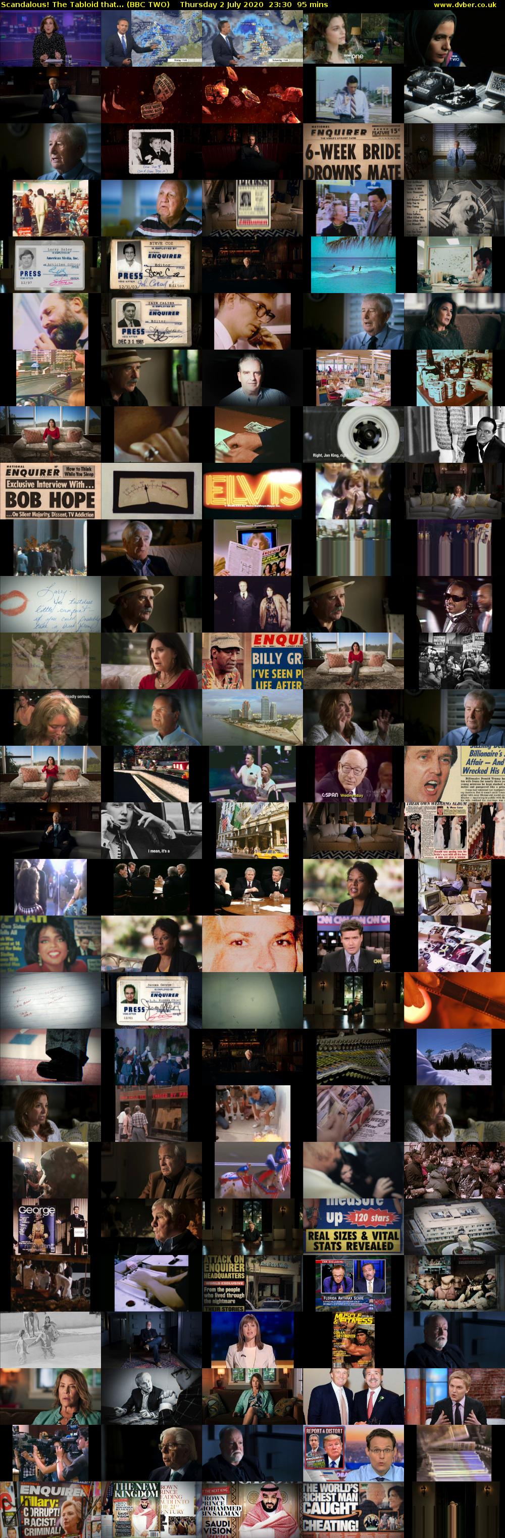 Scandalous! The Tabloid that... (BBC TWO) Thursday 2 July 2020 23:30 - 01:05