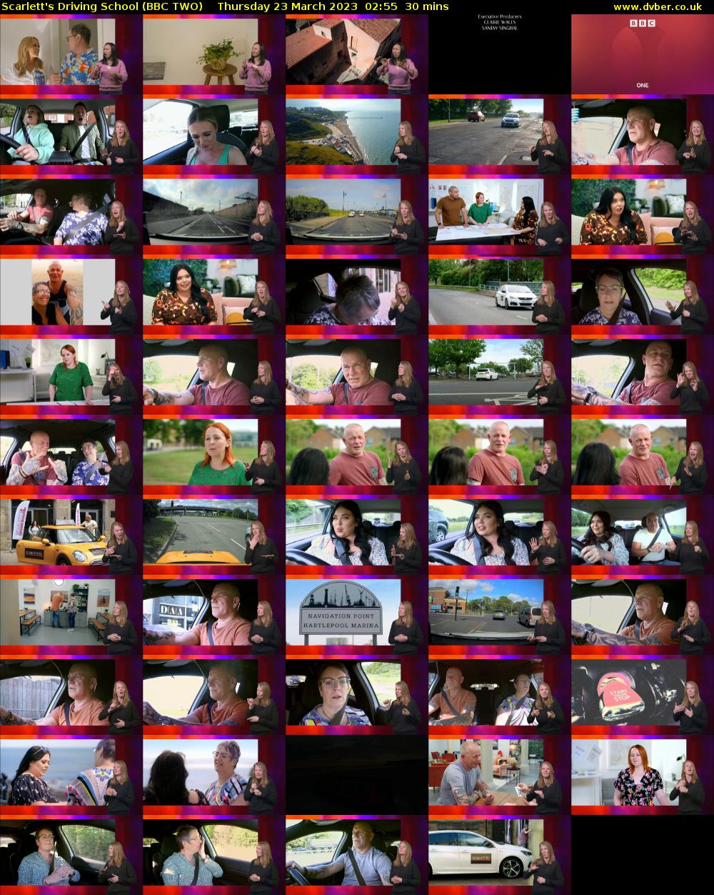 Scarlett's Driving School (BBC TWO) Thursday 23 March 2023 02:55 - 03:25