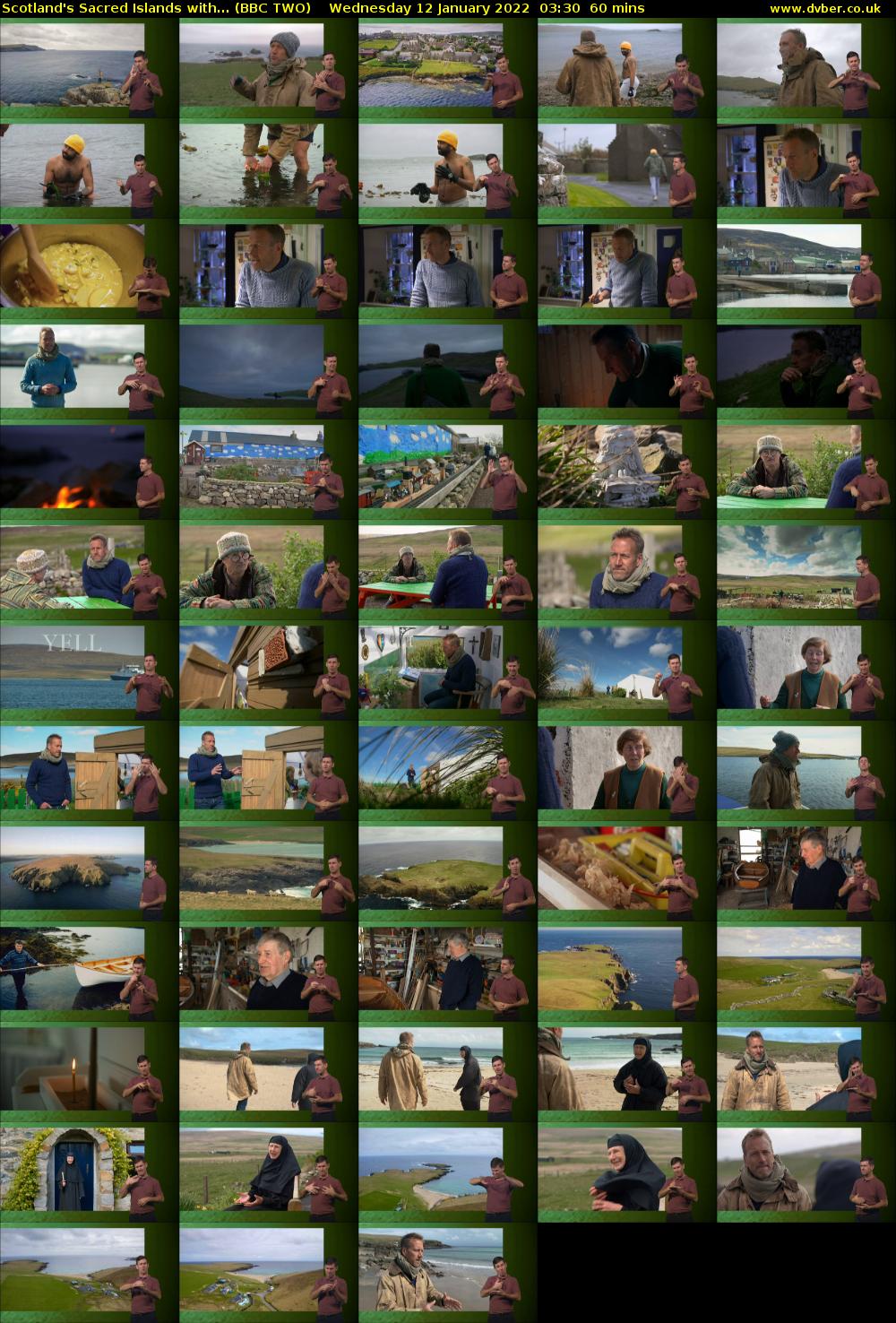 Scotland's Sacred Islands with... (BBC TWO) Wednesday 12 January 2022 03:30 - 04:30