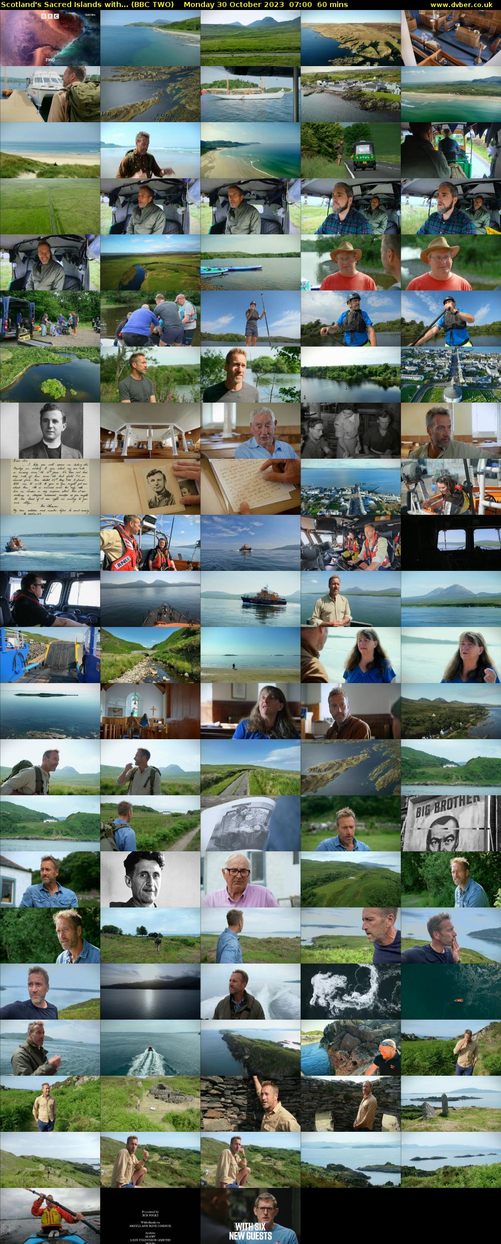 Scotland's Sacred Islands with... (BBC TWO) Monday 30 October 2023 07:00 - 08:00
