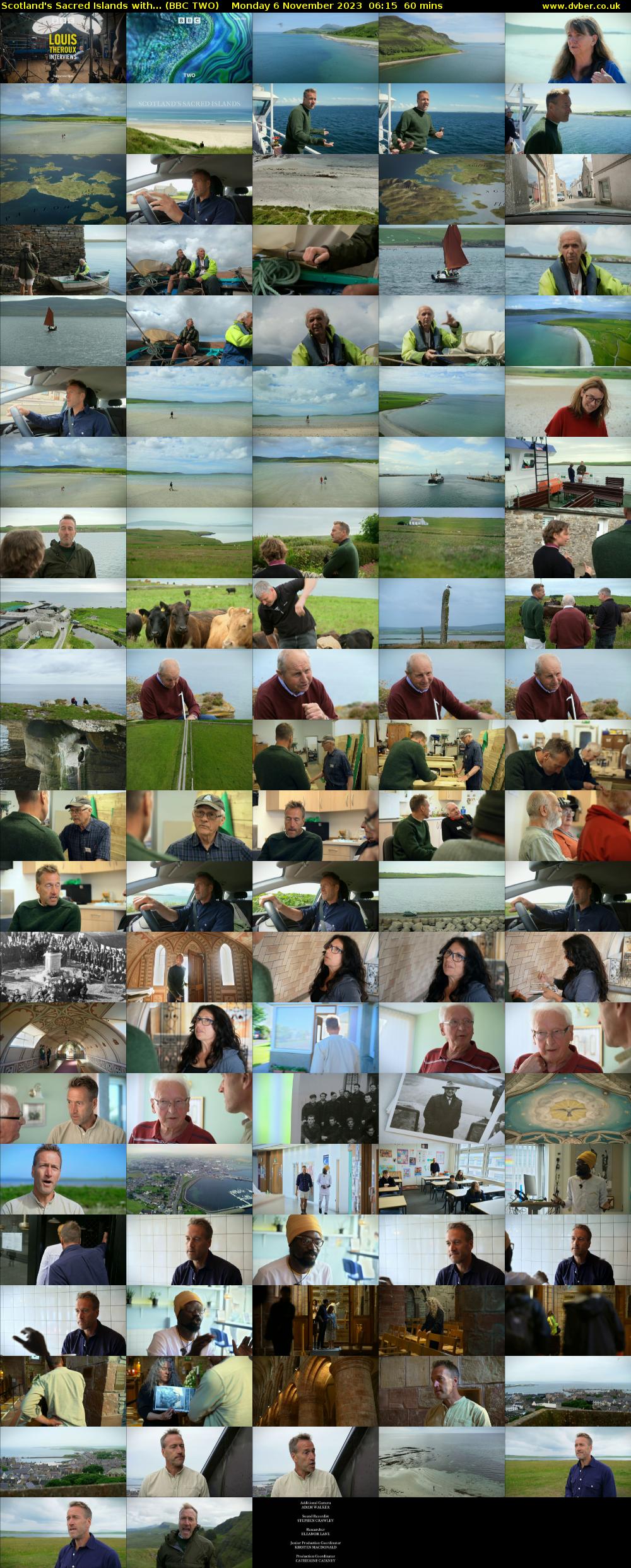 Scotland's Sacred Islands with... (BBC TWO) Monday 6 November 2023 06:15 - 07:15