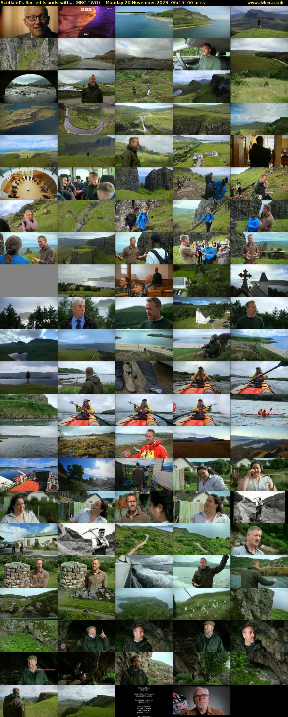 Scotland's Sacred Islands with... (BBC TWO) Monday 20 November 2023 06:15 - 07:15
