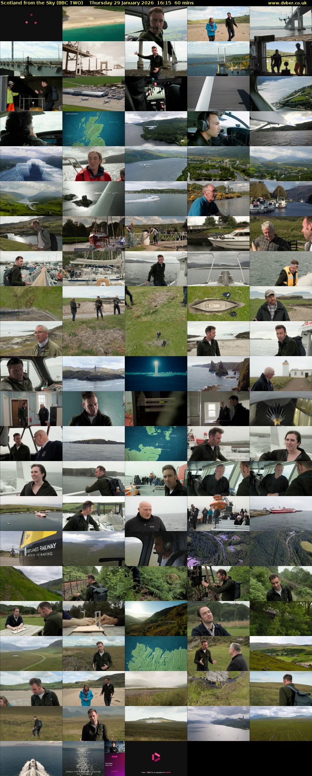 Scotland from the Sky (BBC TWO) Thursday 29 January 2026 16:15 - 17:15