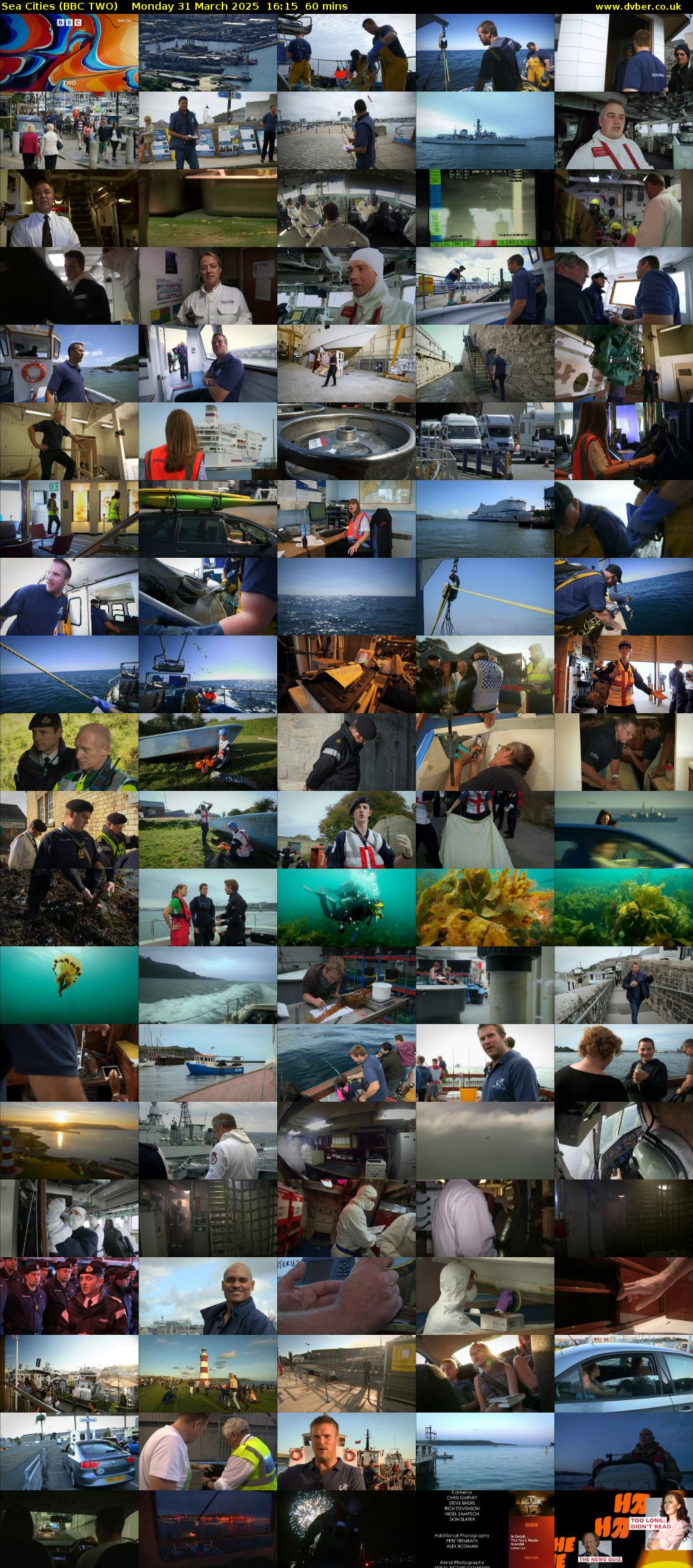 Sea Cities (BBC TWO) Monday 31 March 2025 16:15 - 17:15