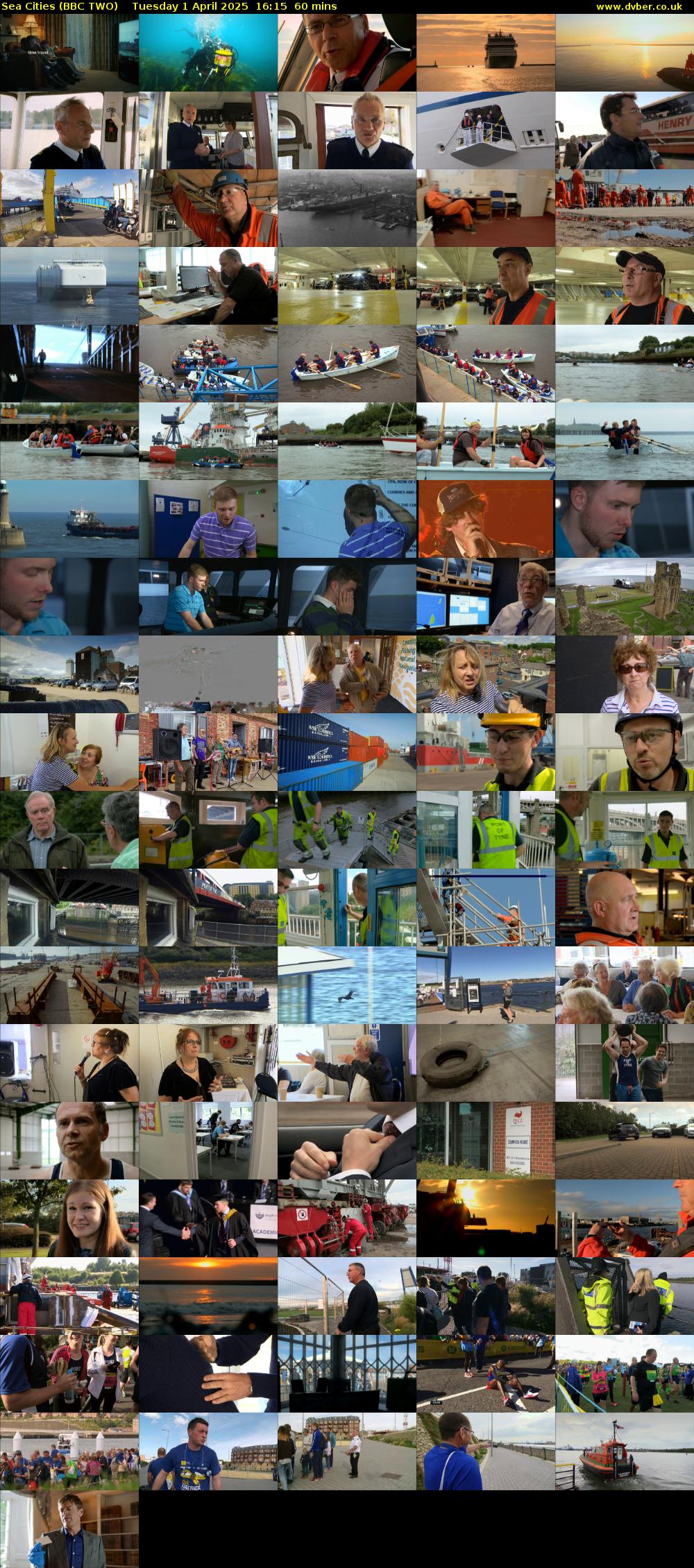 Sea Cities (BBC TWO) Tuesday 1 April 2025 16:15 - 17:15