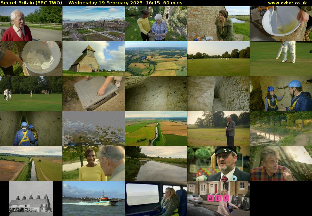 Secret Britain (BBC TWO) Wednesday 19 February 2025 16:15 - 17:15