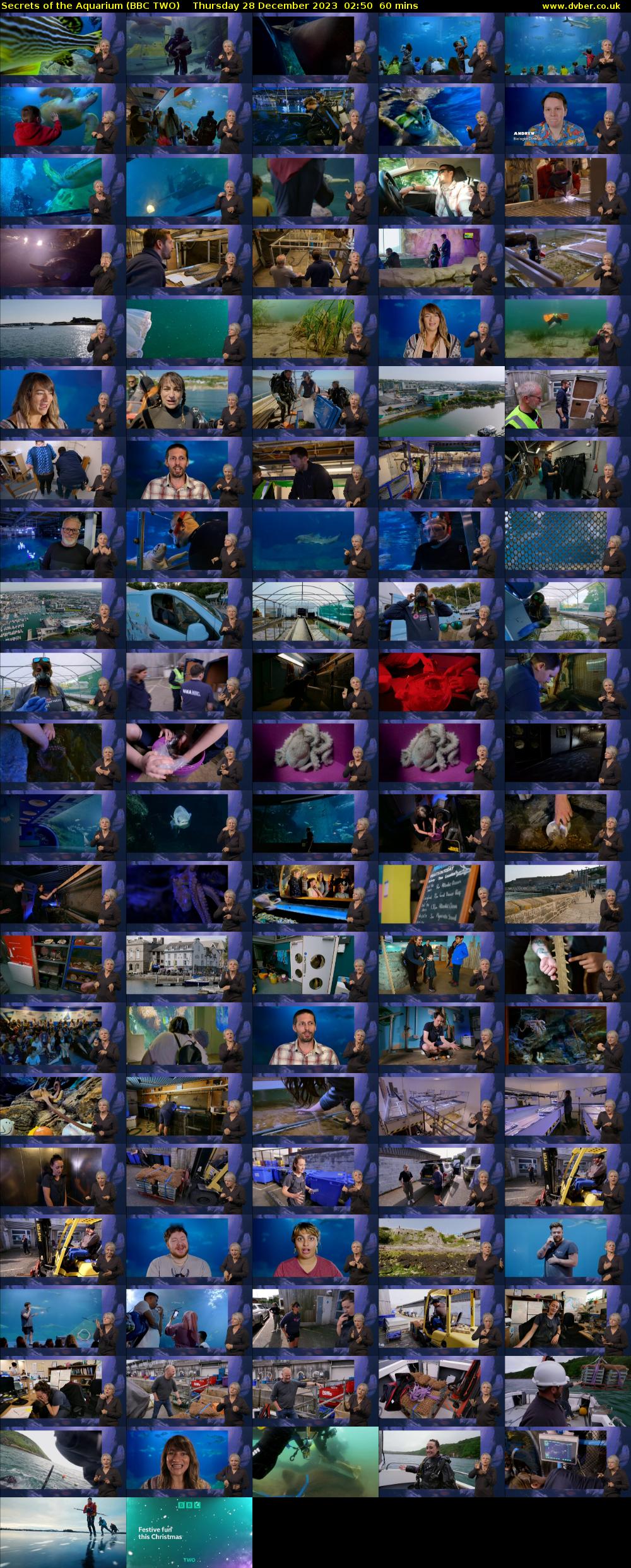 Secrets of the Aquarium (BBC TWO) Thursday 28 December 2023 02:50 - 03:50