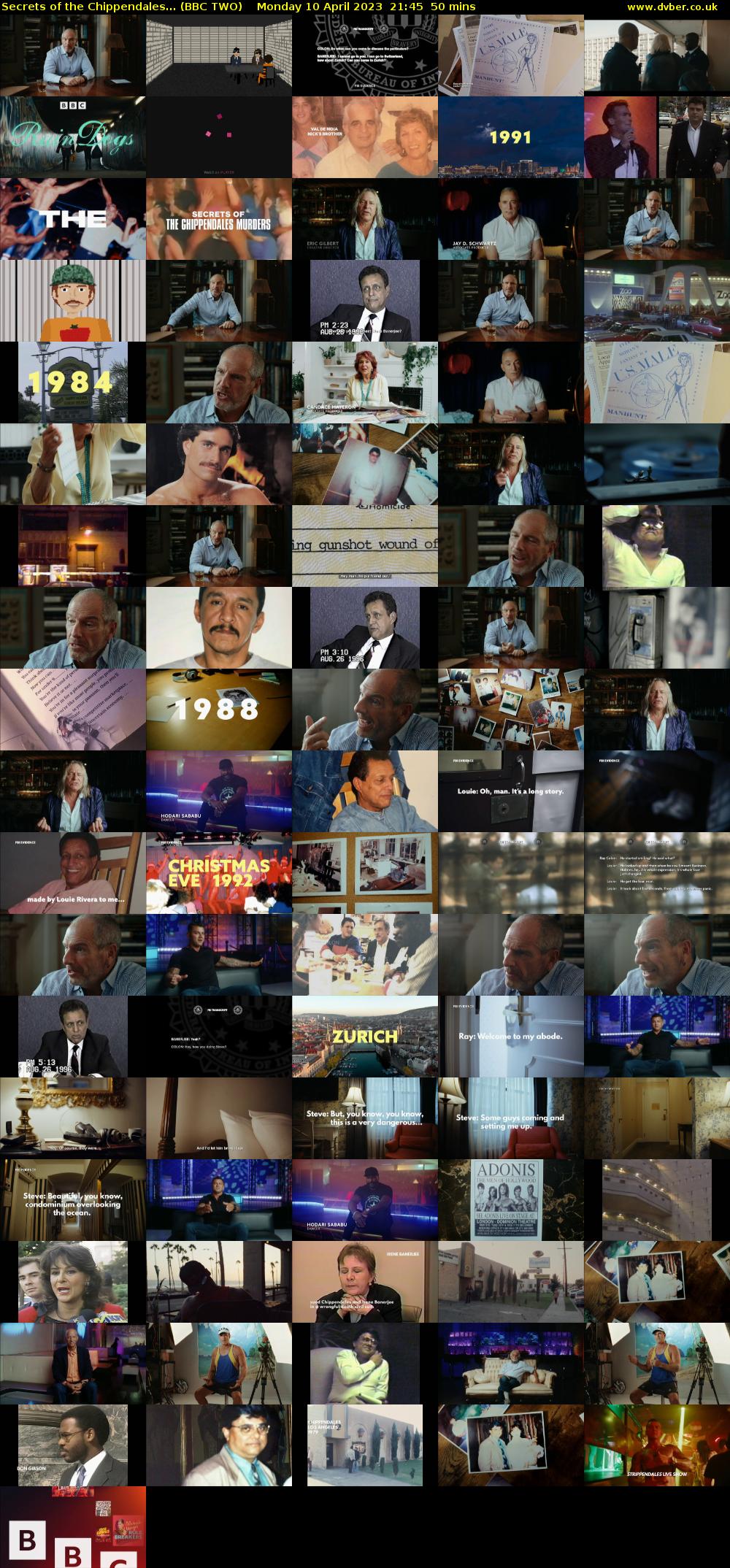 Secrets of the Chippendales... (BBC TWO) Monday 10 April 2023 21:45 - 22:35