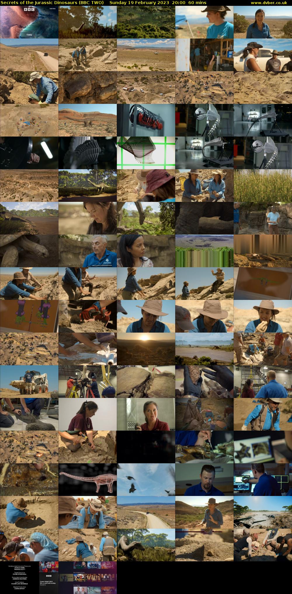 Secrets of the Jurassic Dinosaurs (BBC TWO) Sunday 19 February 2023 20:00 - 21:00