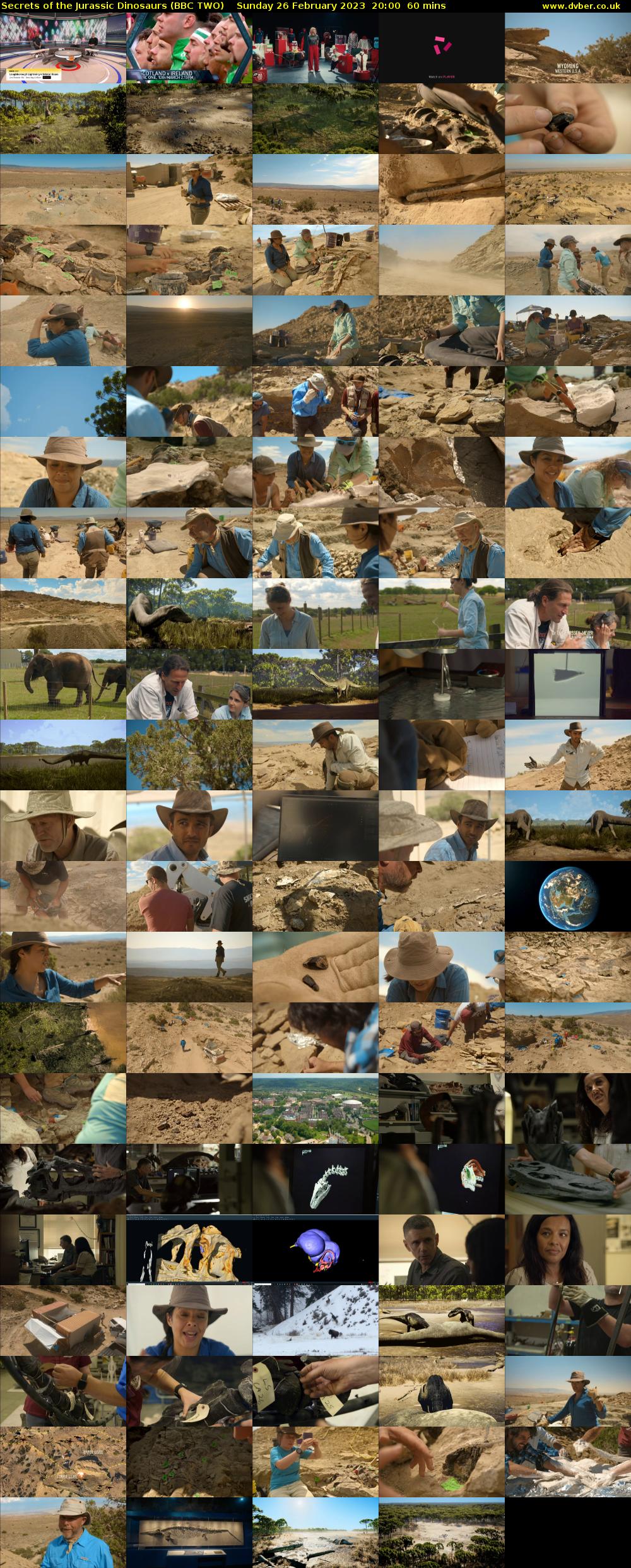 Secrets of the Jurassic Dinosaurs (BBC TWO) Sunday 26 February 2023 20:00 - 21:00