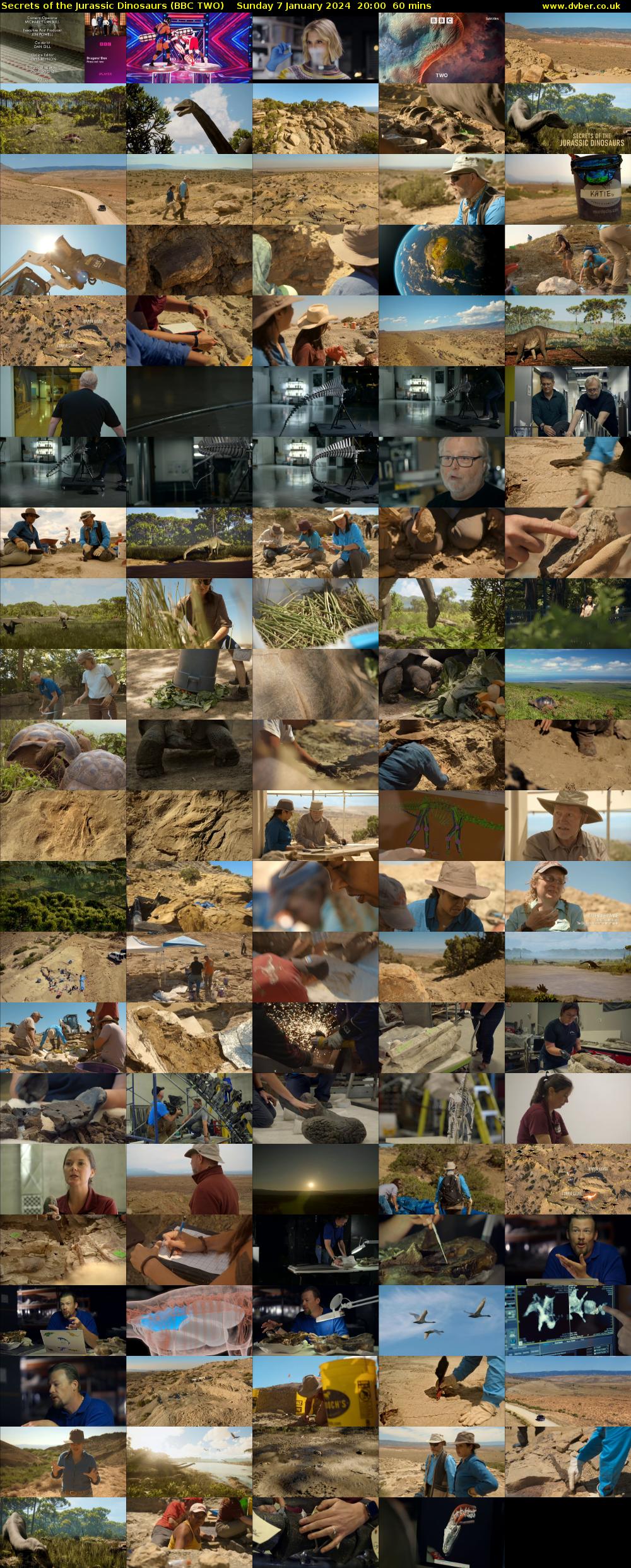Secrets of the Jurassic Dinosaurs (BBC TWO) Sunday 7 January 2024 20:00 - 21:00