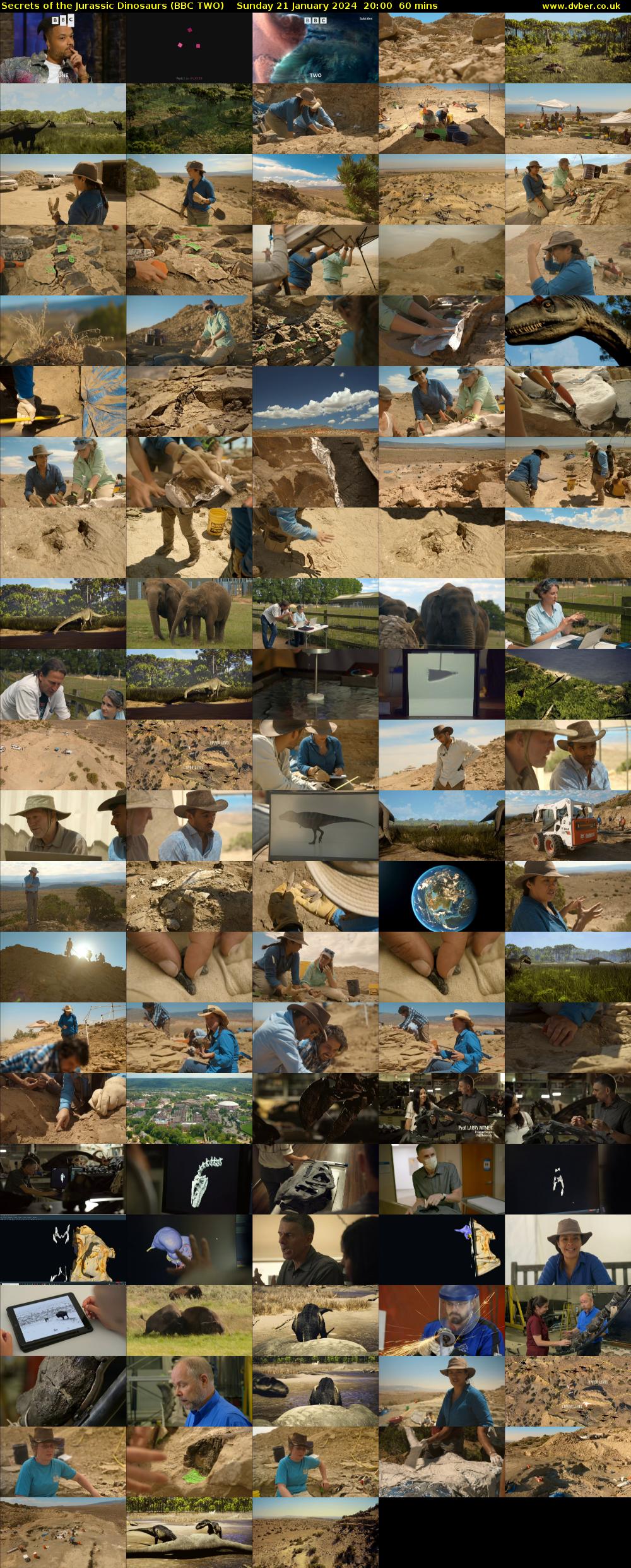 Secrets of the Jurassic Dinosaurs (BBC TWO) Sunday 21 January 2024 20:00 - 21:00