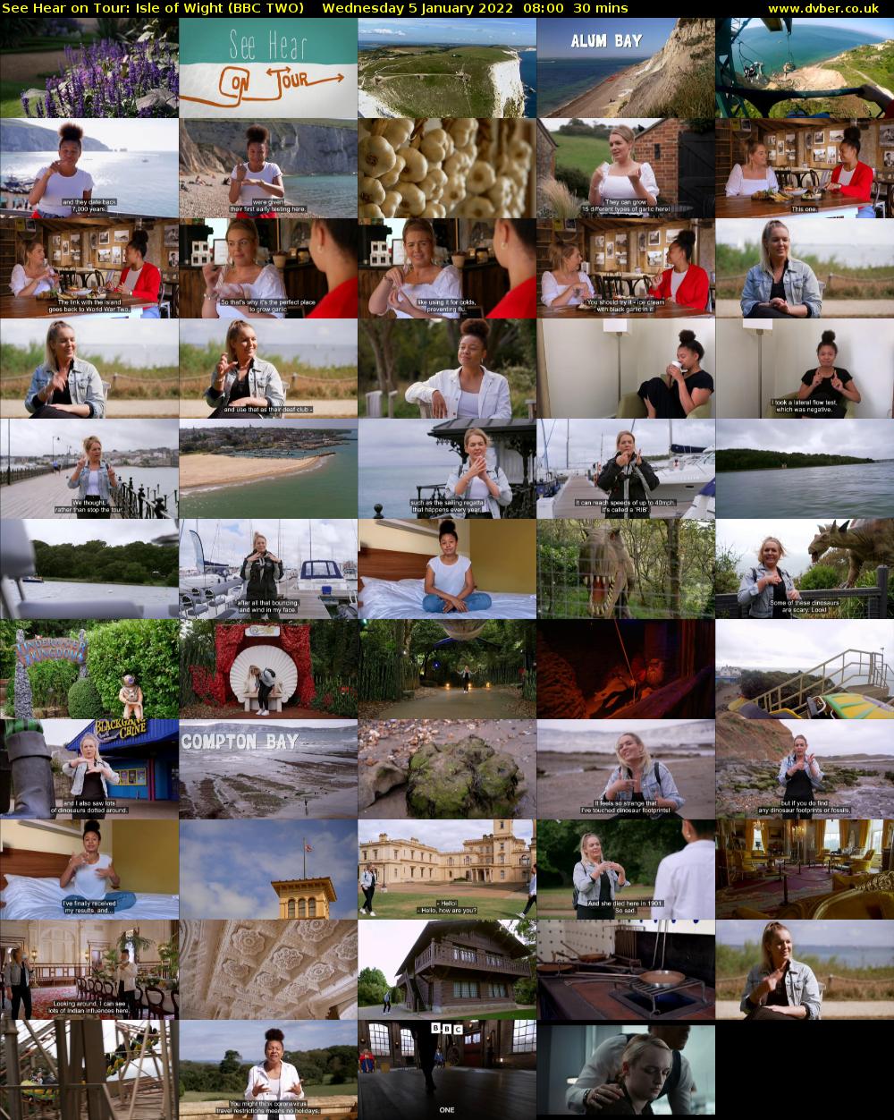 See Hear on Tour: Isle of Wight (BBC TWO) Wednesday 5 January 2022 08:00 - 08:30