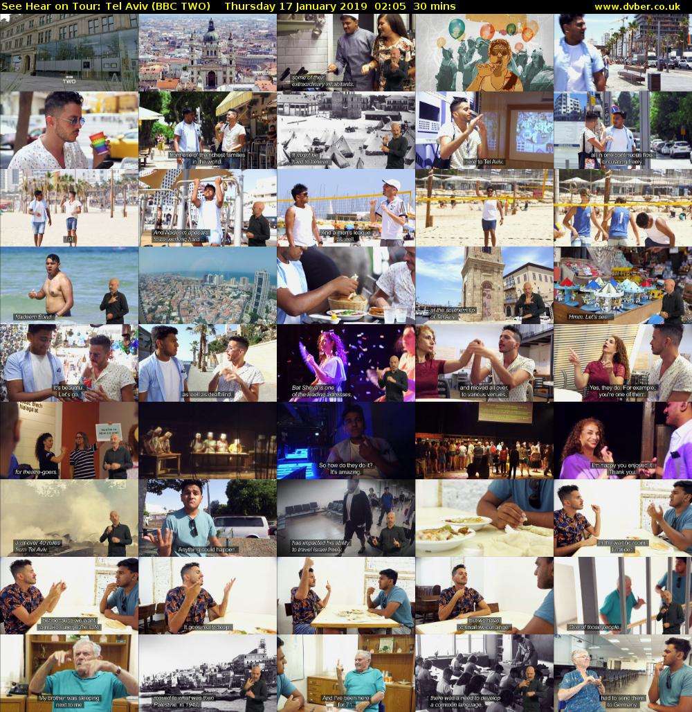 See Hear on Tour: Tel Aviv (BBC TWO) Thursday 17 January 2019 02:05 - 02:35