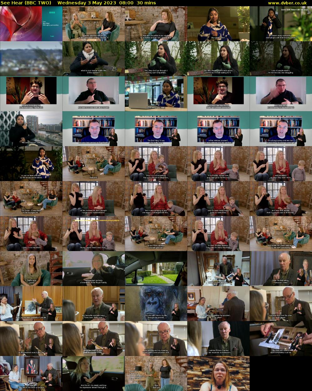 See Hear (BBC TWO) Wednesday 3 May 2023 08:00 - 08:30