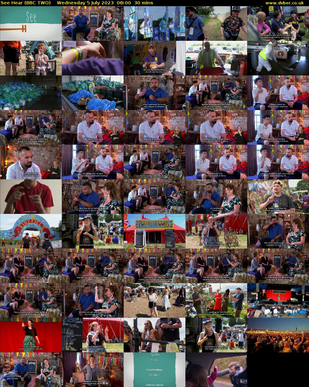 See Hear (BBC TWO) Wednesday 5 July 2023 08:00 - 08:30