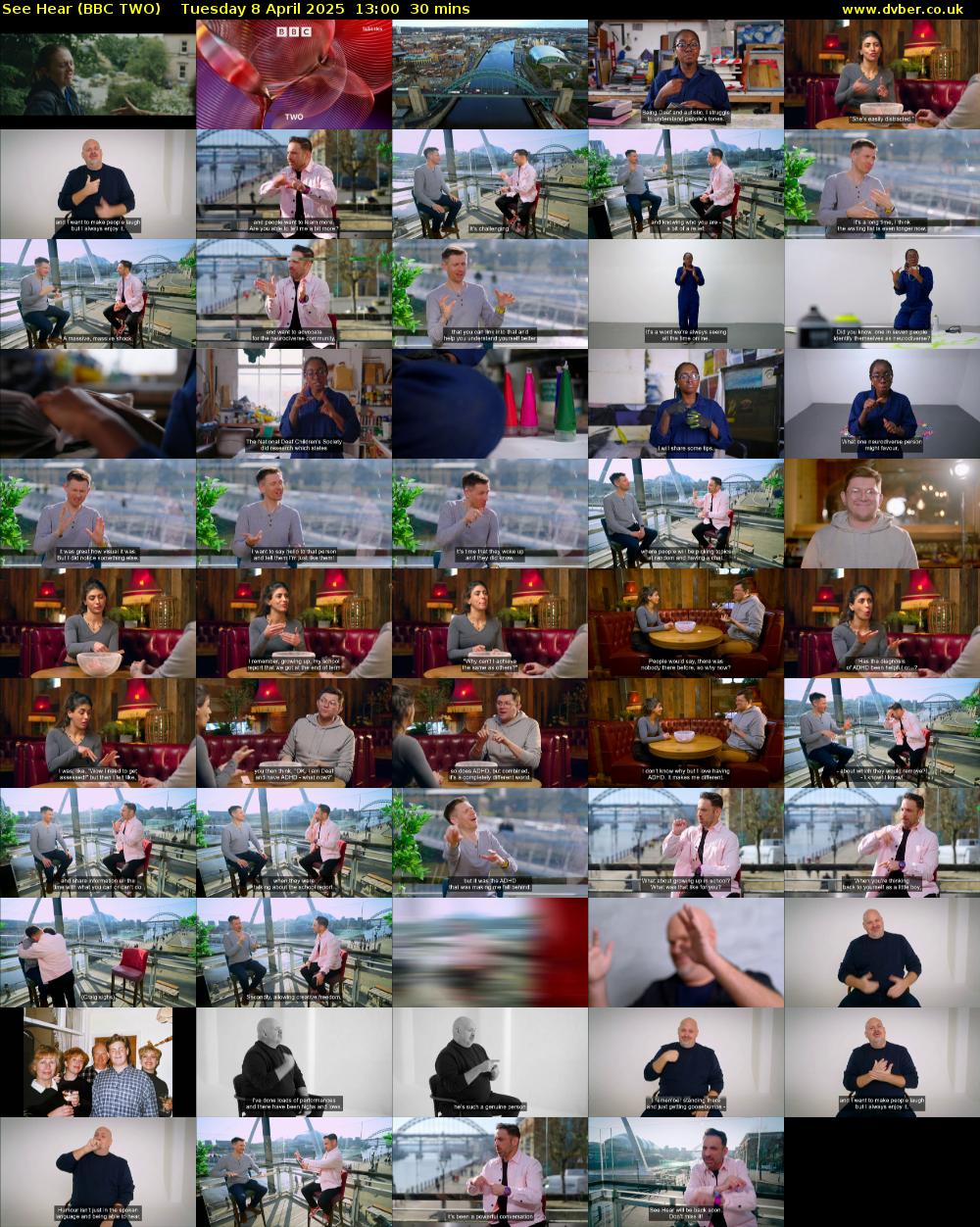 See Hear (BBC TWO) Tuesday 8 April 2025 13:00 - 13:30
