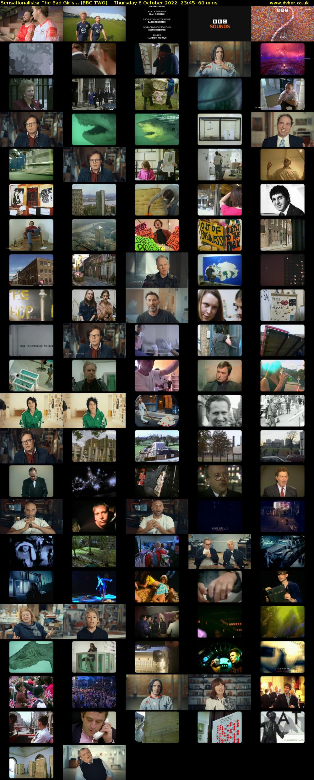 Sensationalists: The Bad Girls... (BBC TWO) Thursday 6 October 2022 23:45 - 00:45