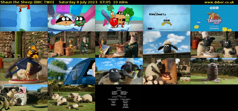 Shaun the Sheep (BBC TWO) Saturday 8 July 2023 07:05 - 07:15