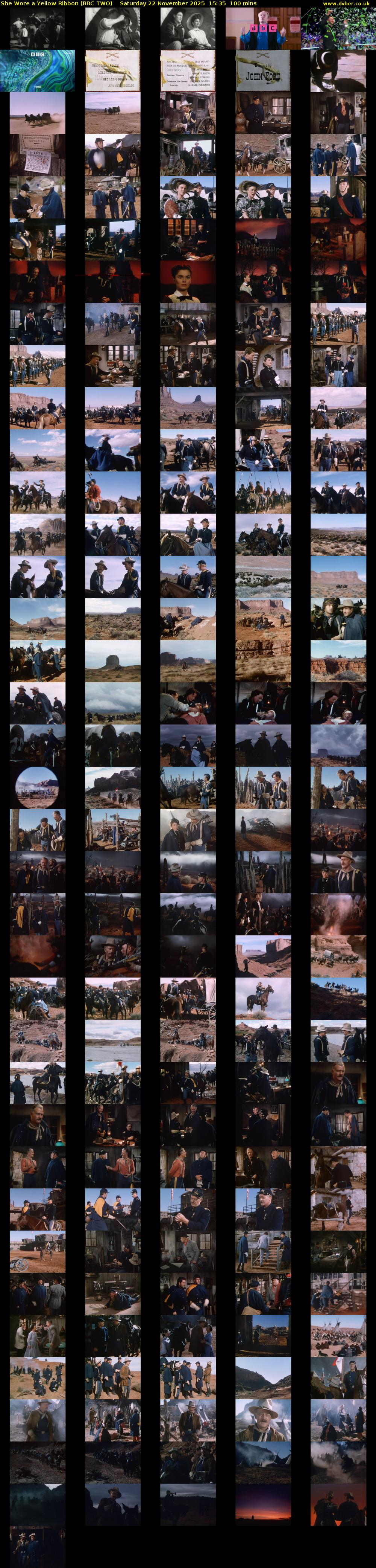 She Wore a Yellow Ribbon (BBC TWO) Saturday 22 November 2025 15:35 - 17:15