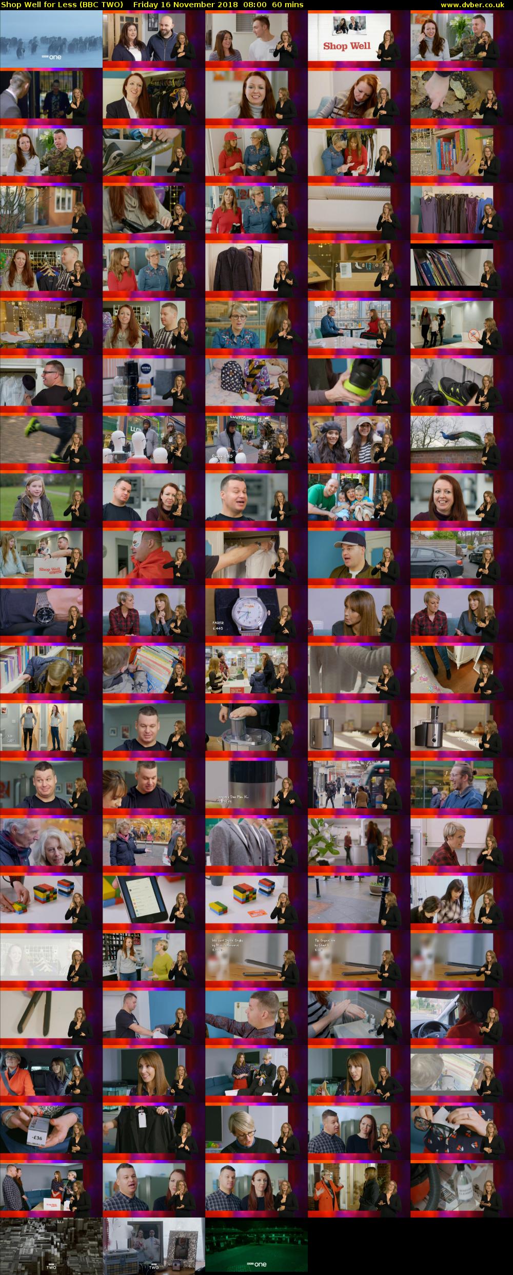 Shop Well for Less (BBC TWO) Friday 16 November 2018 08:00 - 09:00