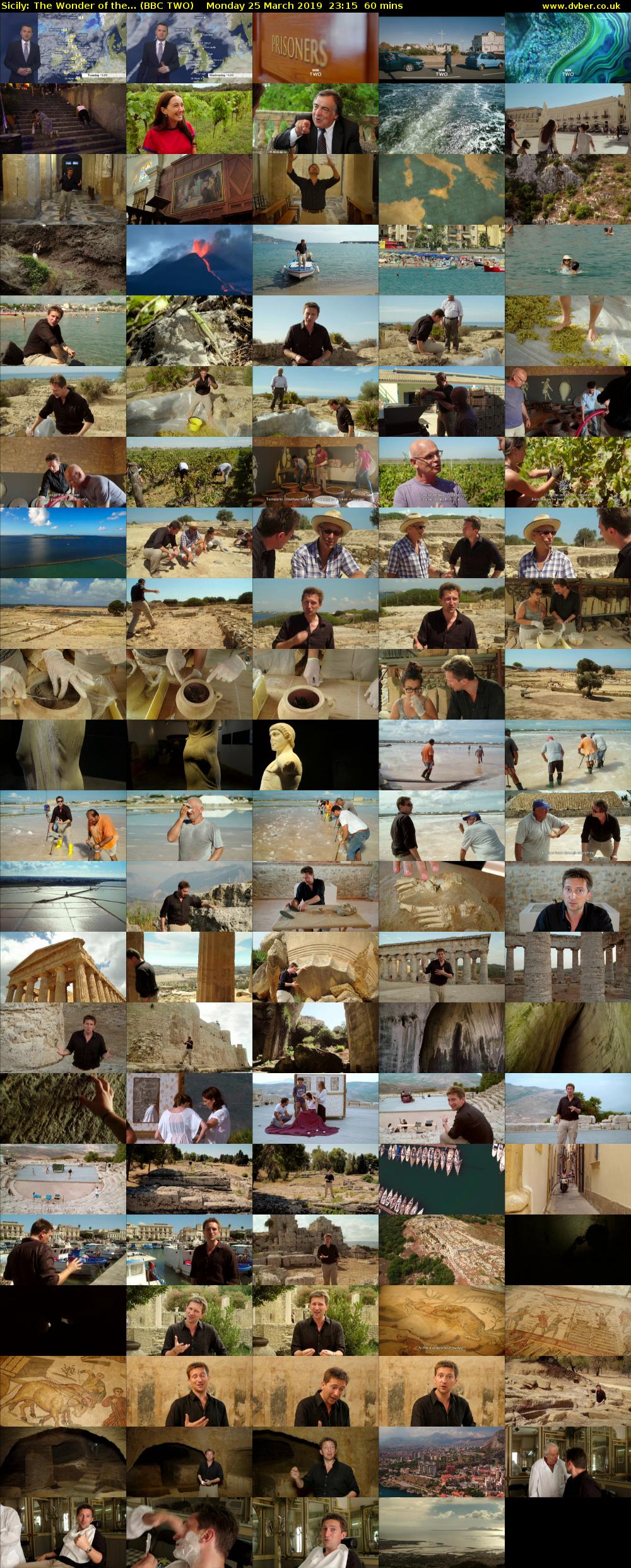 Sicily: The Wonder of the... (BBC TWO) Monday 25 March 2019 23:15 - 00:15