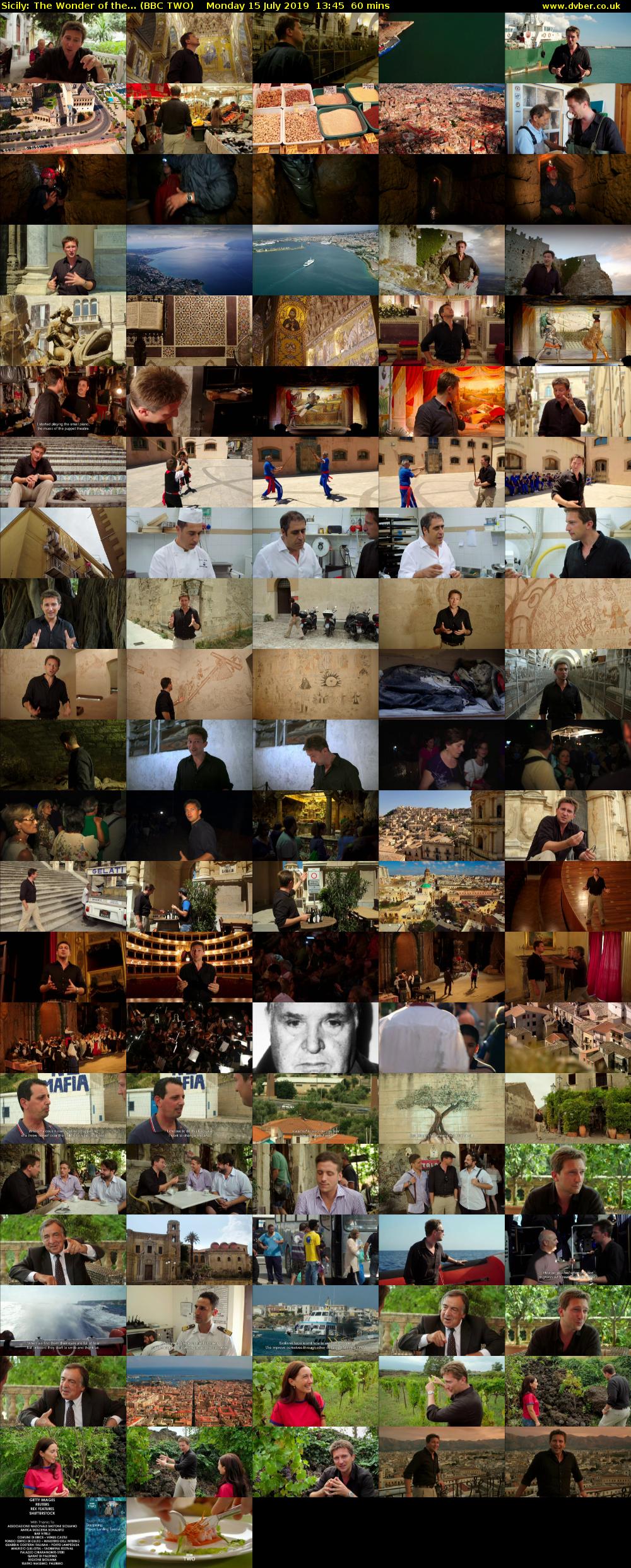 Sicily: The Wonder of the... (BBC TWO) Monday 15 July 2019 13:45 - 14:45