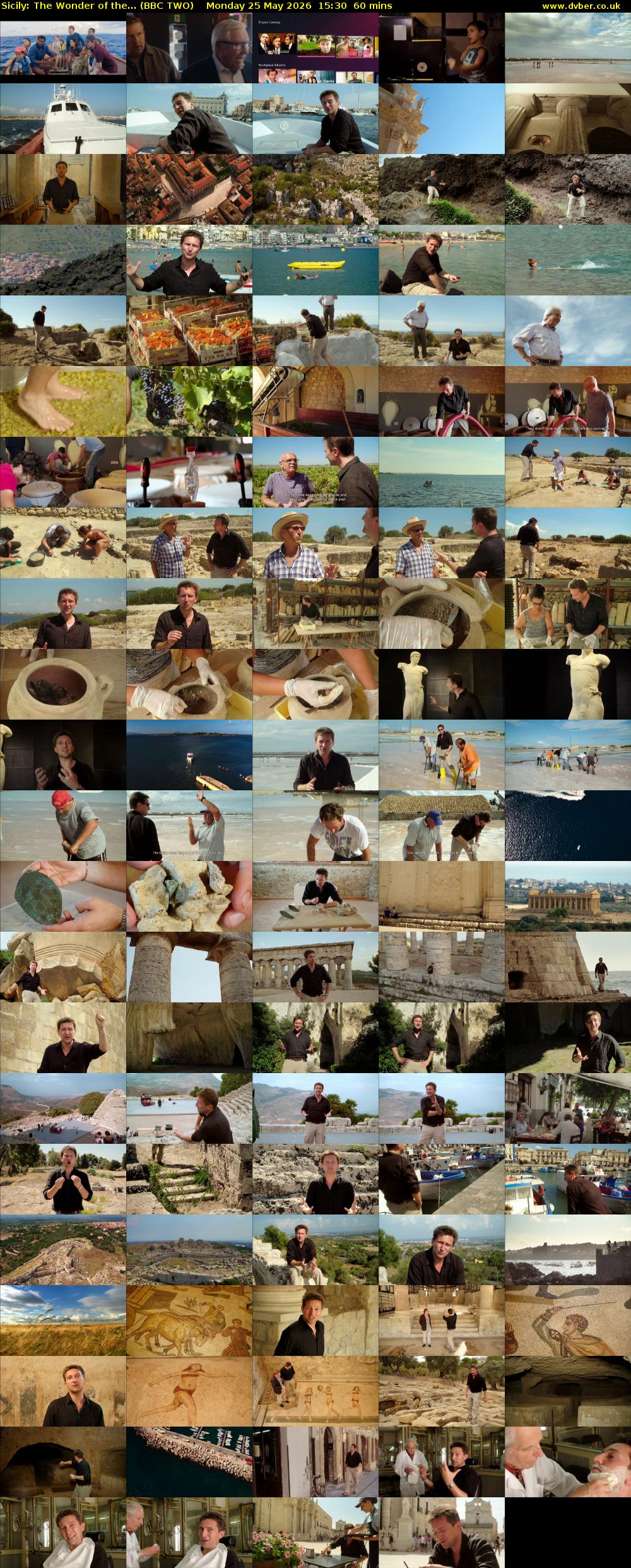 Sicily: The Wonder of the... (BBC TWO) Monday 25 May 2026 15:30 - 16:30